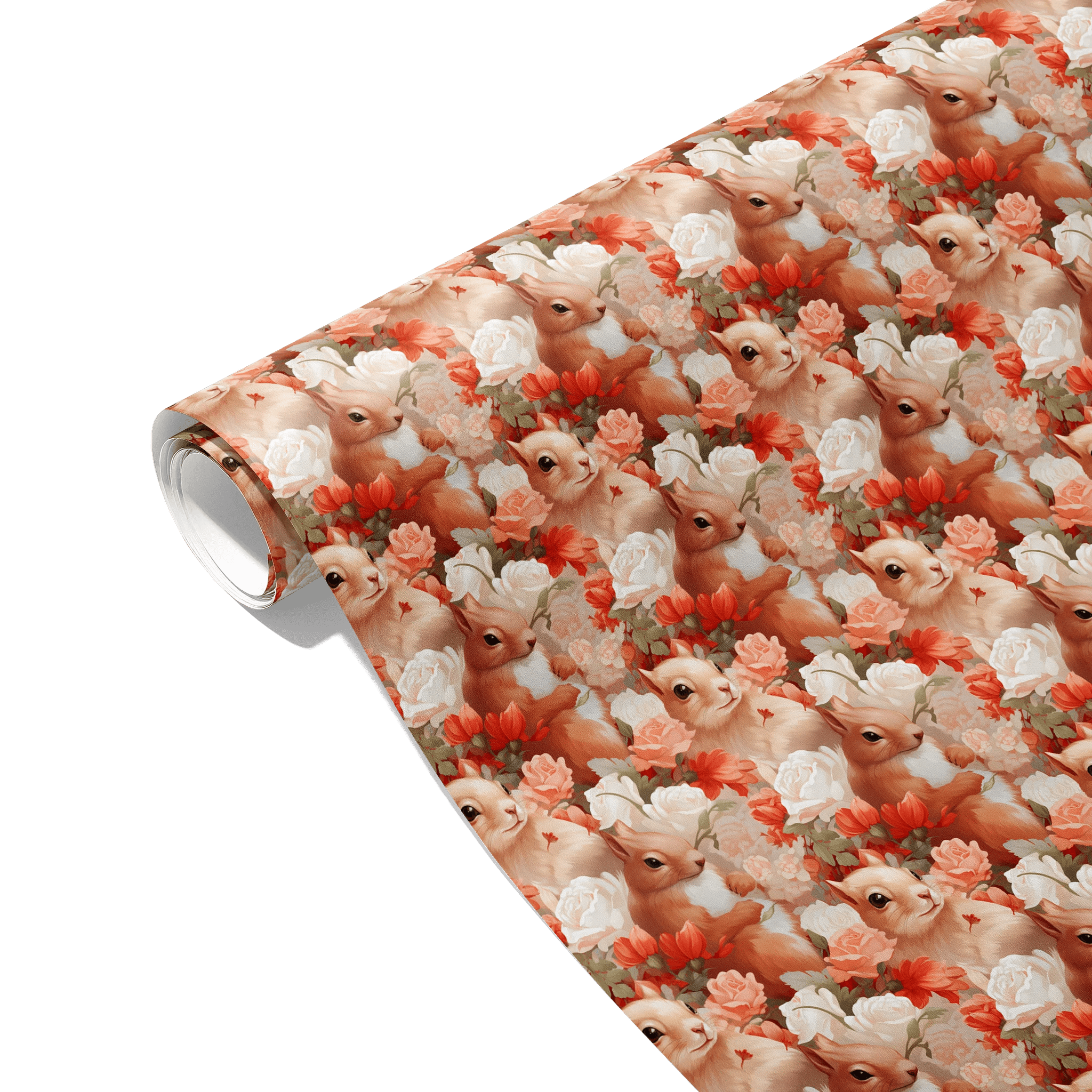 Curious Woodland Critter Gift Wrapping Paper