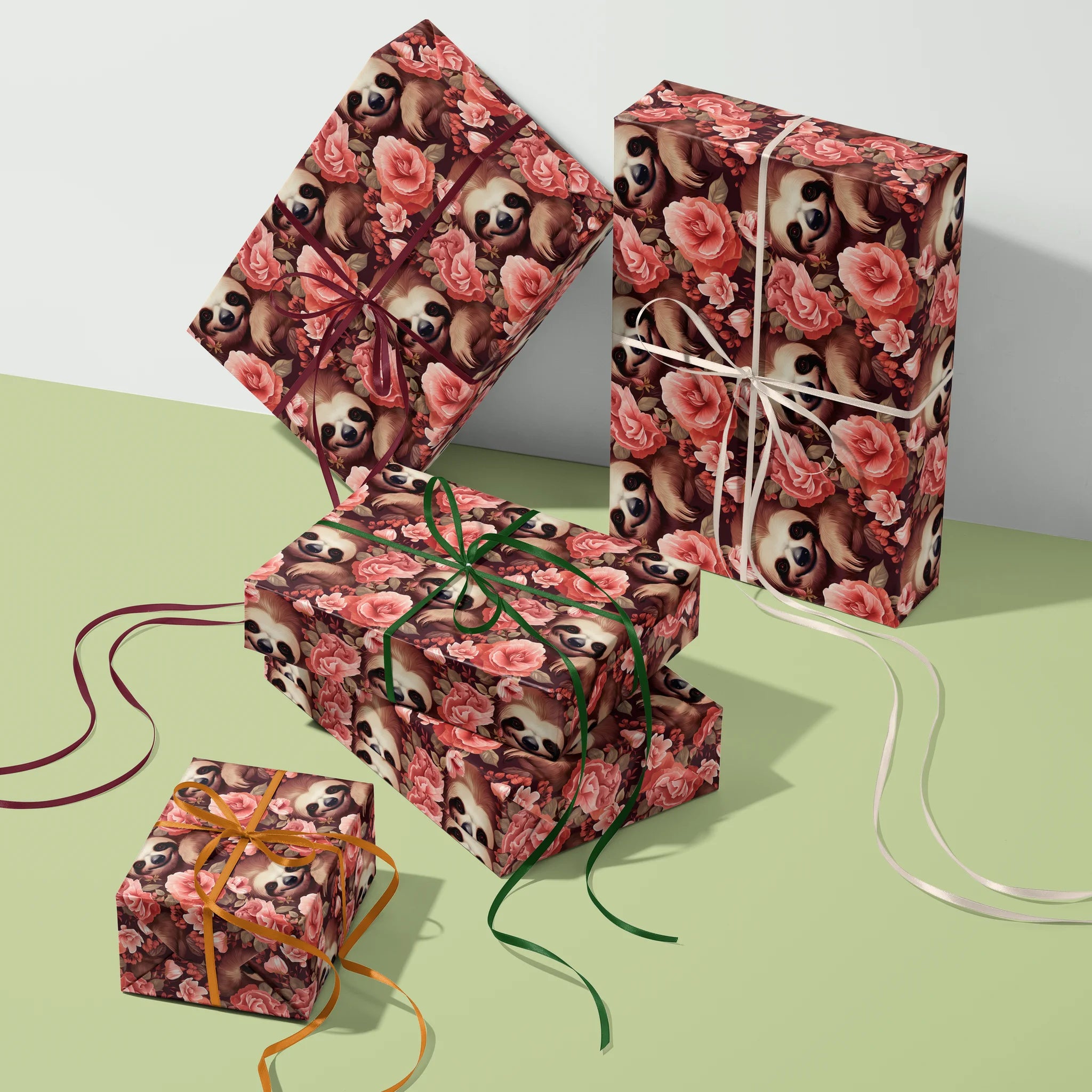 Lazy Garden Charm Gift Wrapping Paper