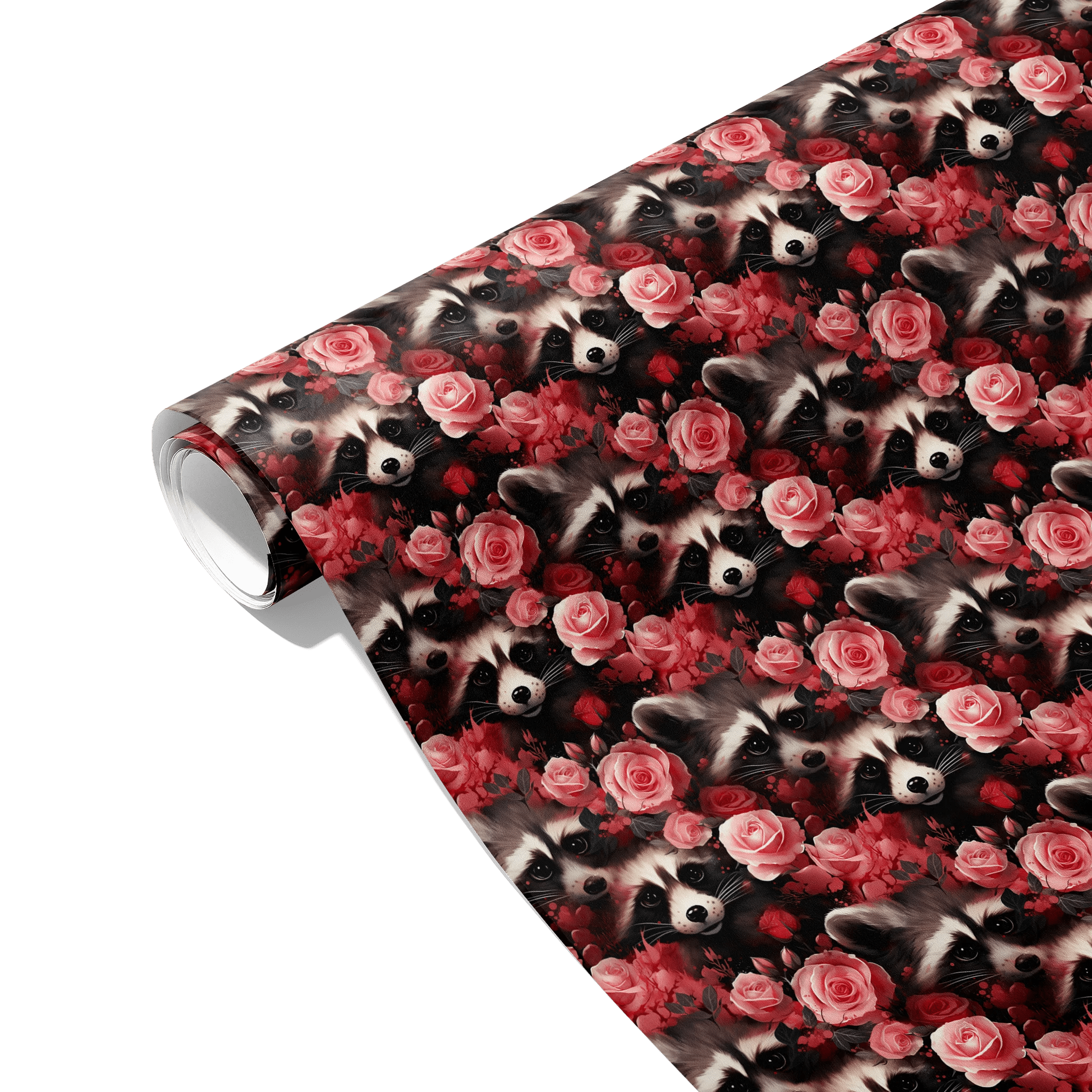 Cute Masked Visitor Gift Wrapping Paper
