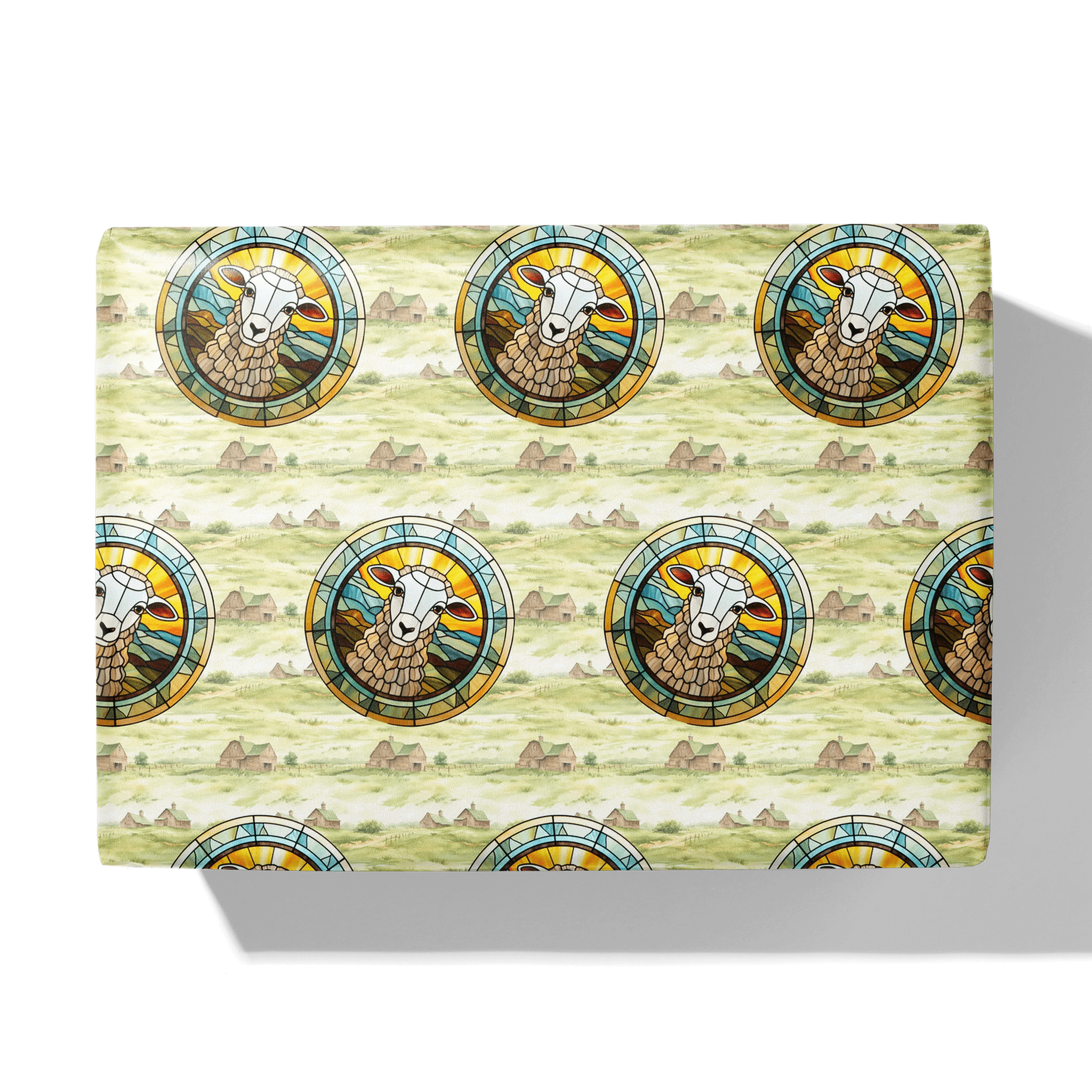 Woolly Countryside Charm Gift Wrapping Paper