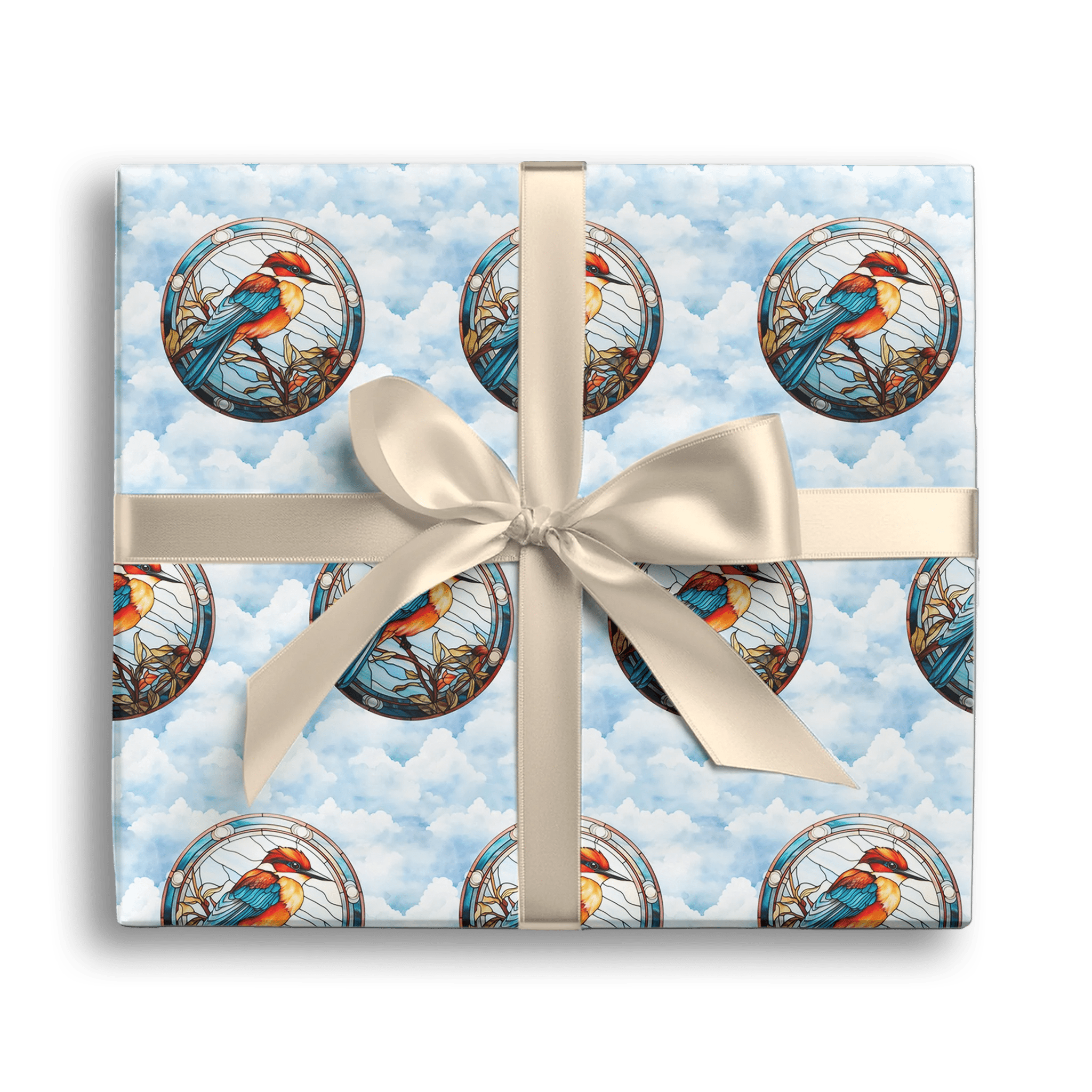 Flash Of Vibrant Feathers Gift Wrapping Paper