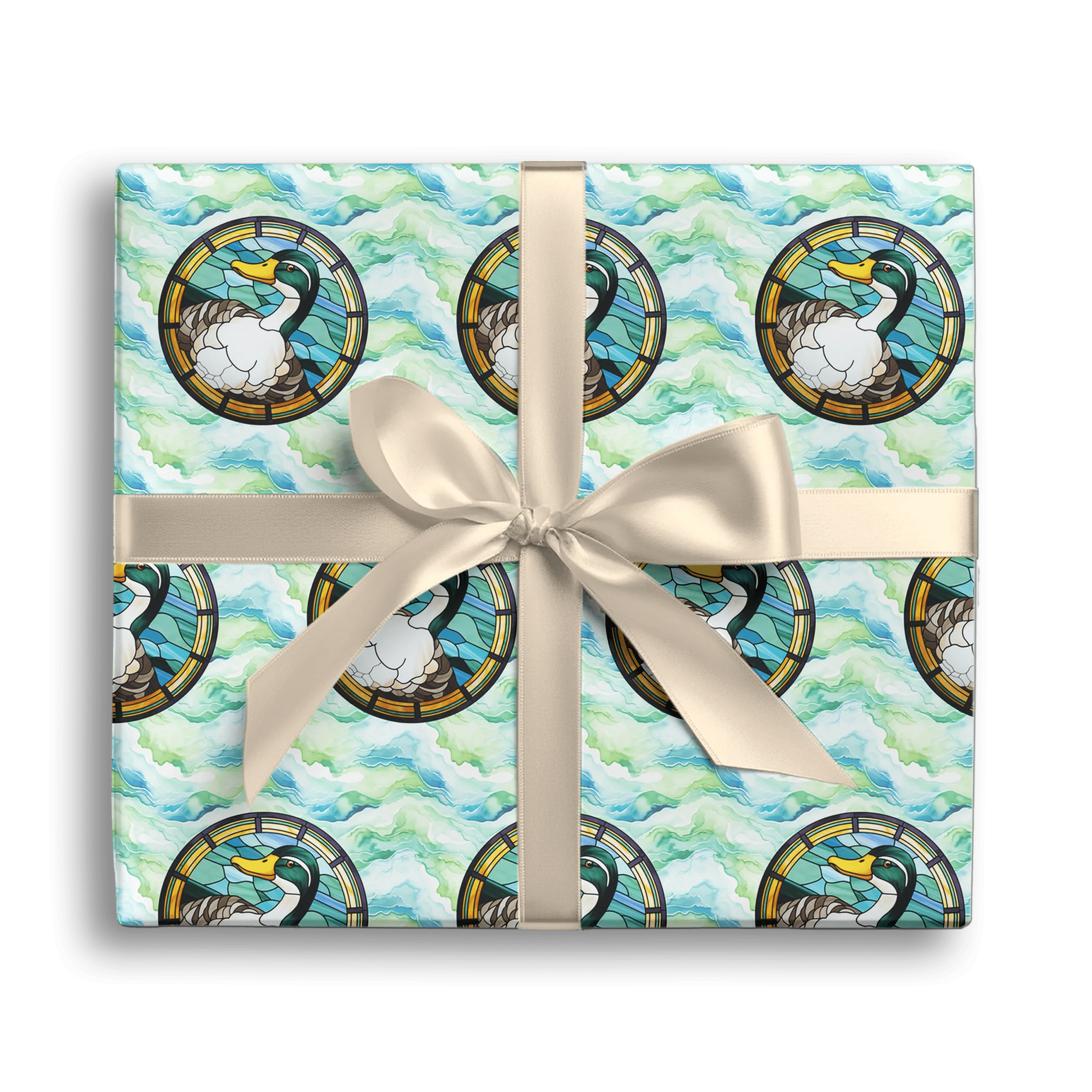 Tranquil Water Fowl Gift Wrapping Paper