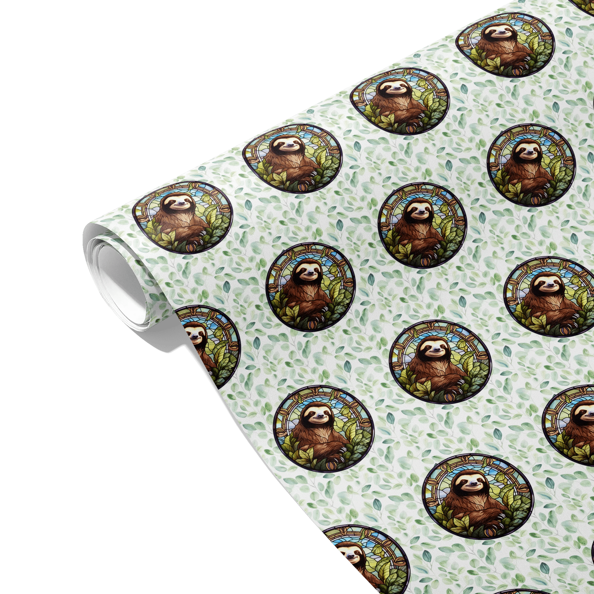 Relaxed Leafy Embrace Gift Wrapping Paper