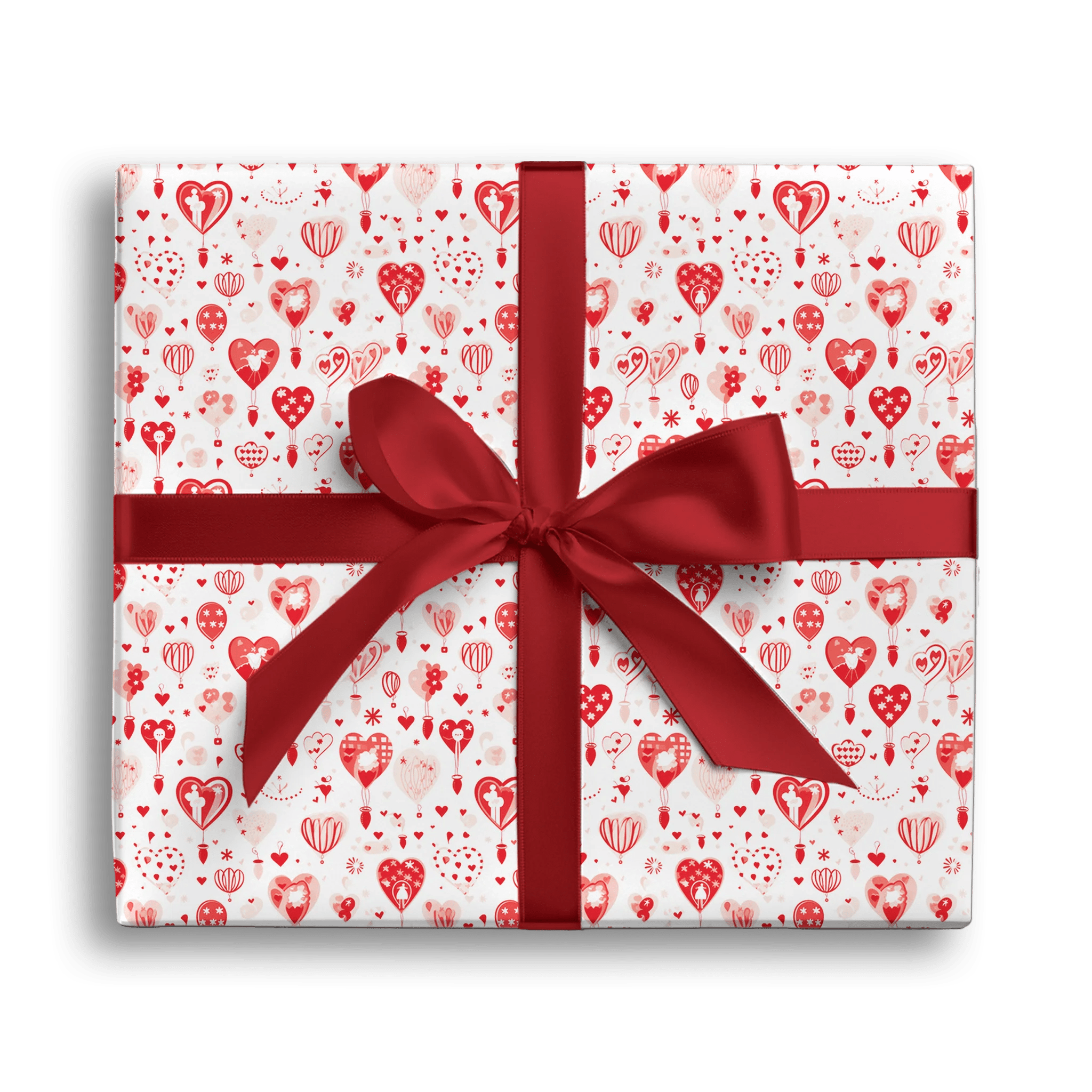 So Many Red Hearts Gift Wrapping Paper