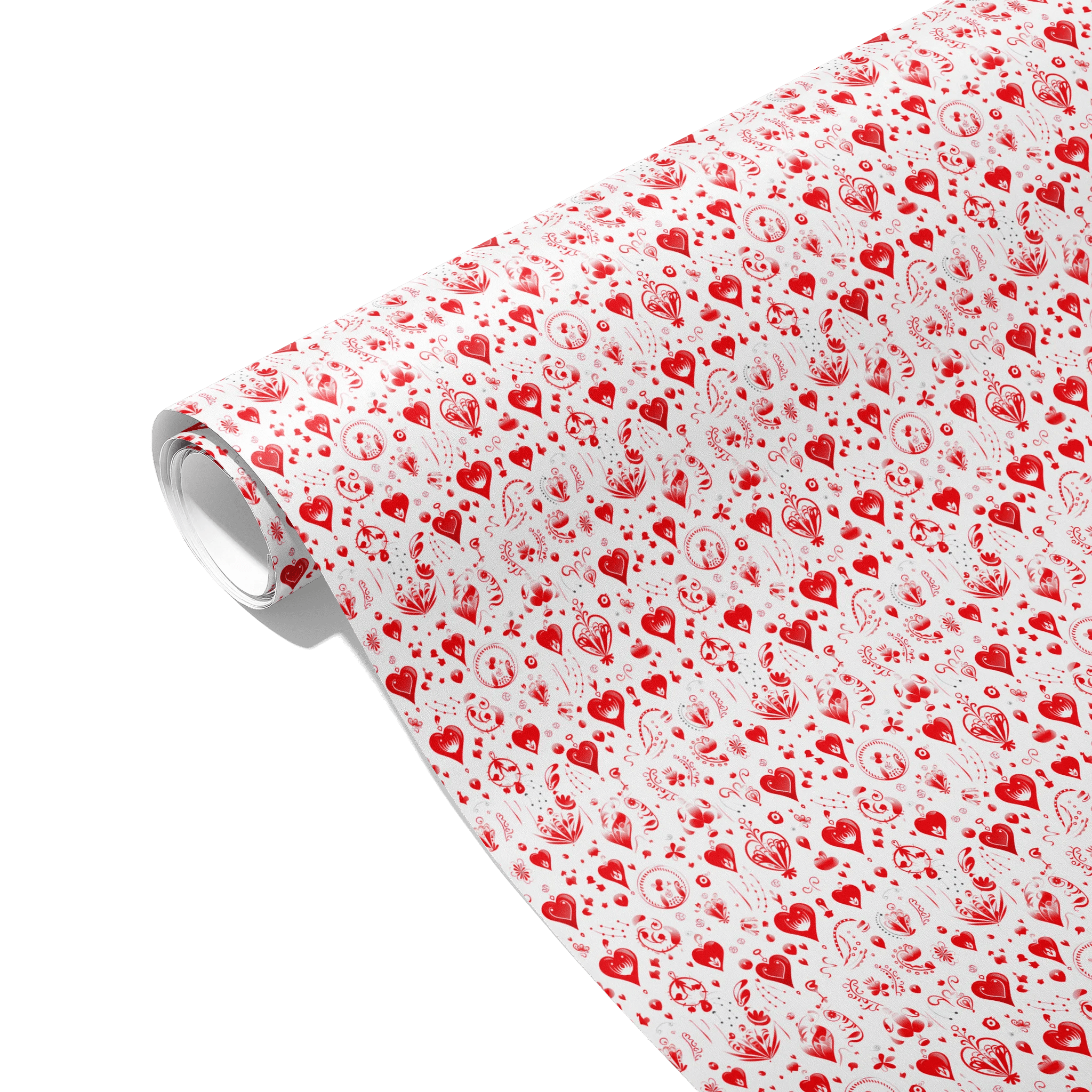 Hearts And Cute Doodles Gift Wrapping Paper