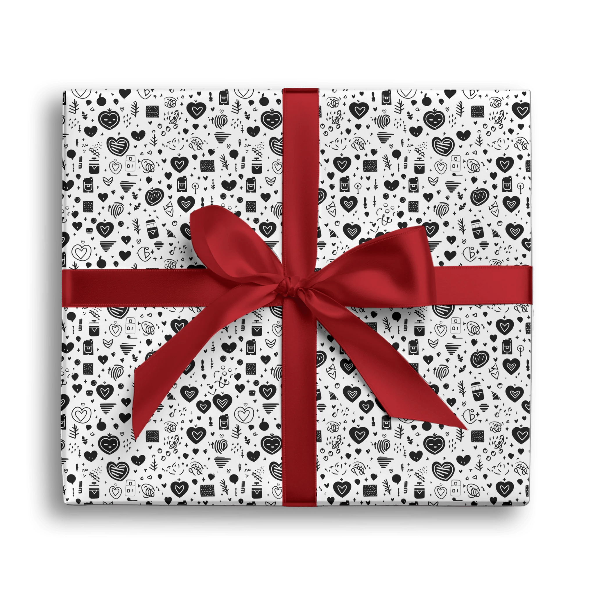 Sketchy Love Vibes Gift Wrapping Paper