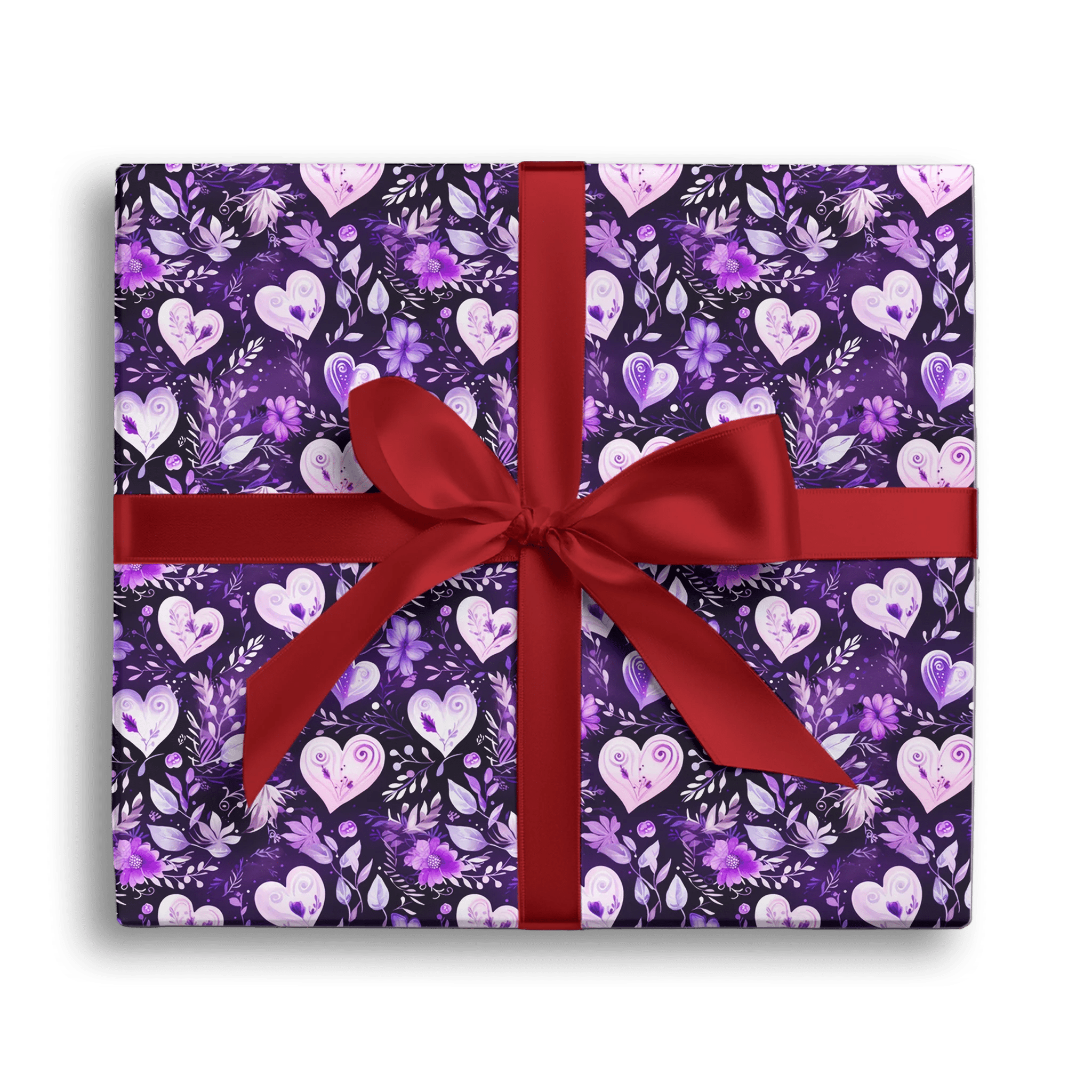 Purple Love Magic Gift Wrapping Paper