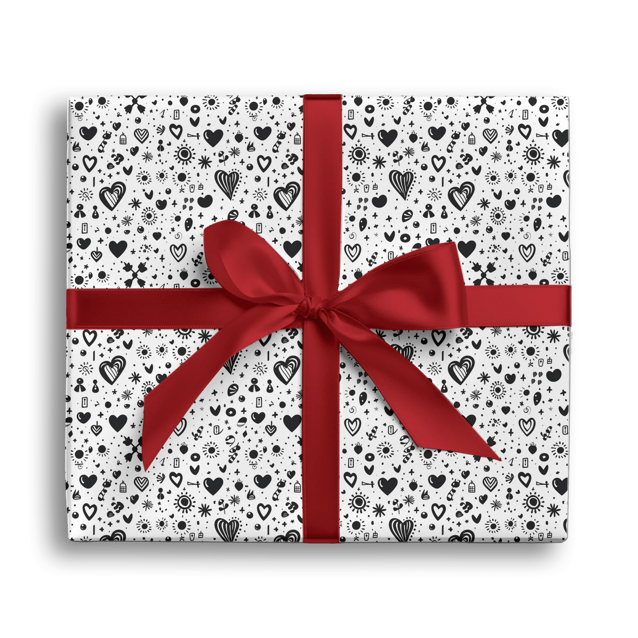 Simple Love Dots Gift Wrapping Paper
