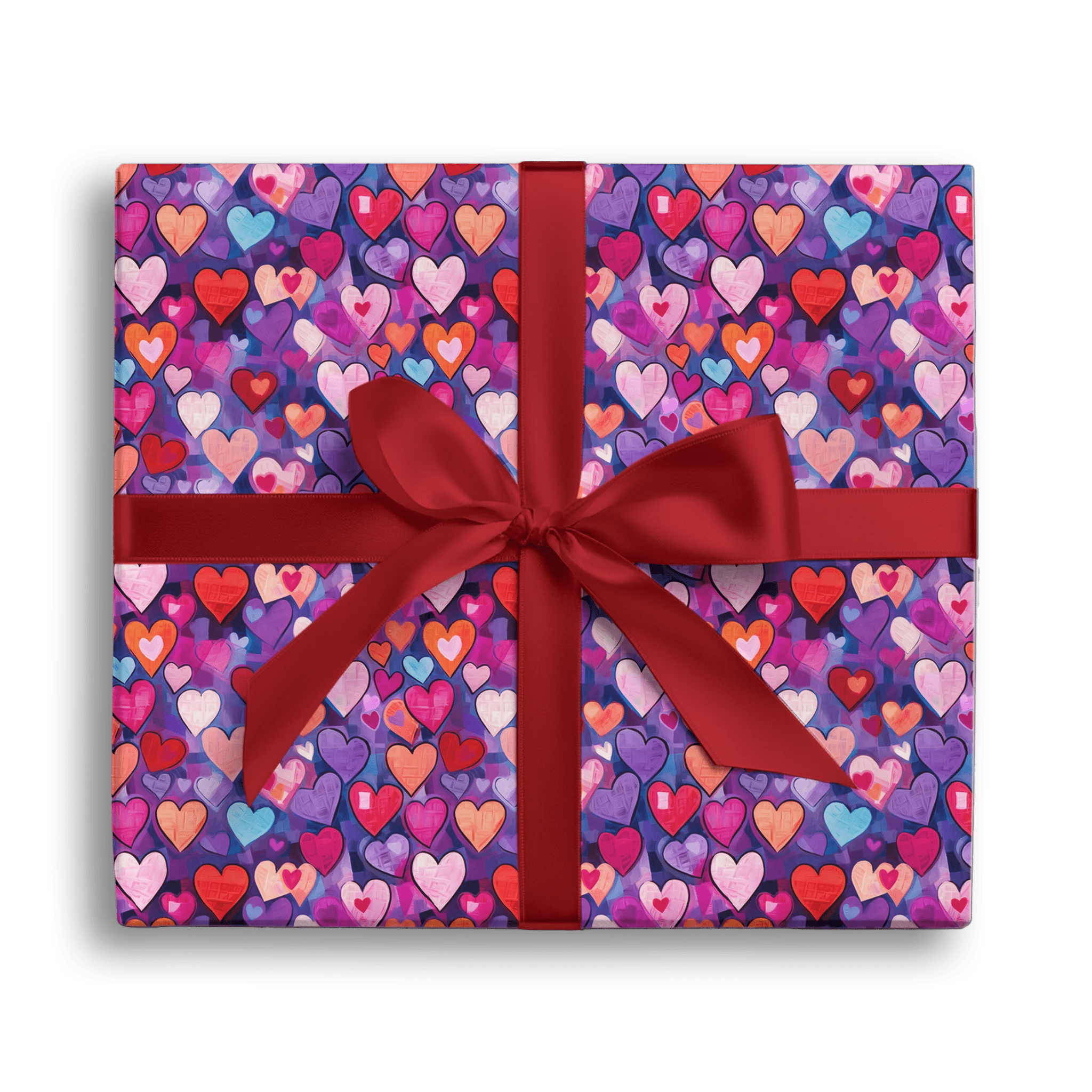 Hearts Are So Bright Gift Wrapping Paper