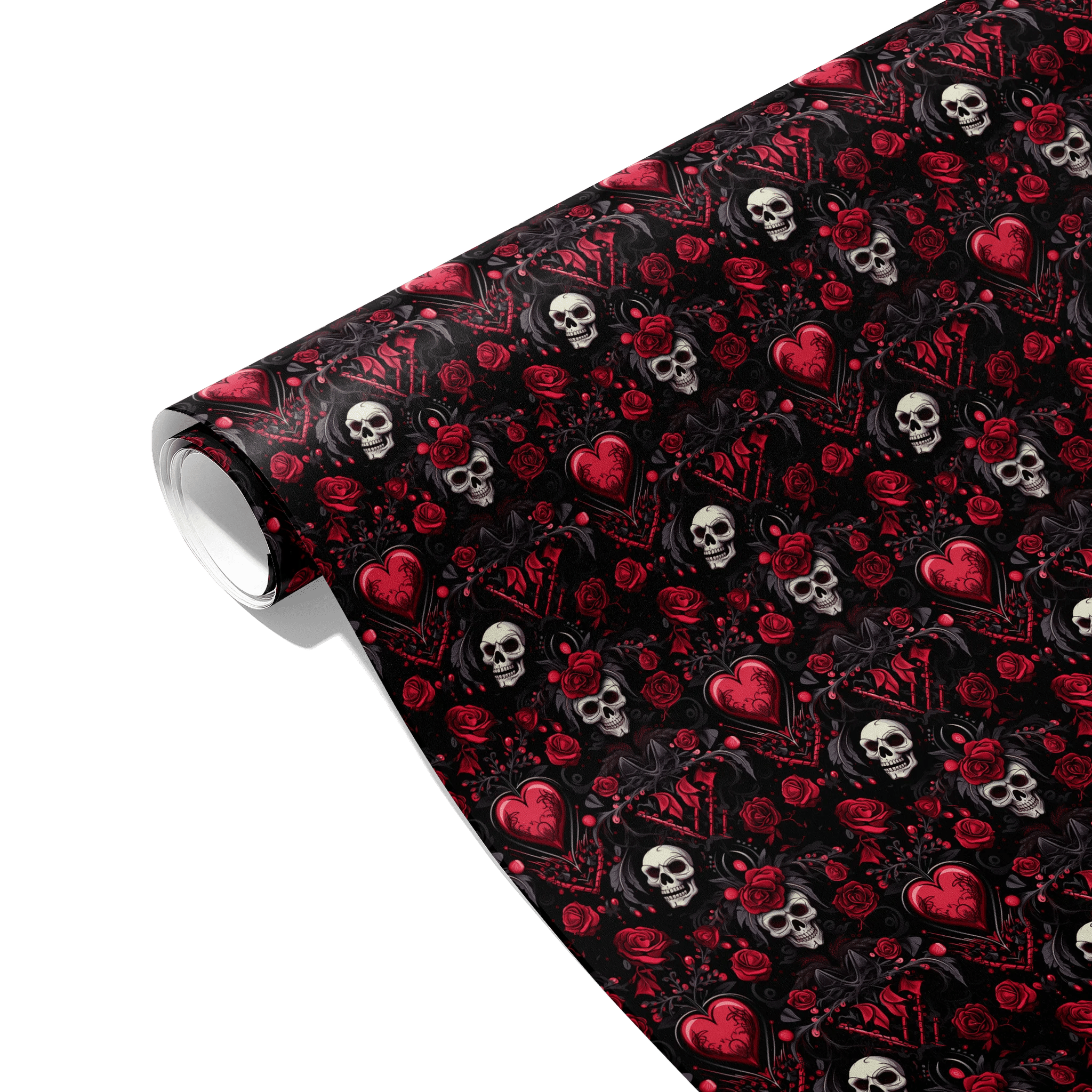 Sugar Skull Style Gift Wrapping Paper