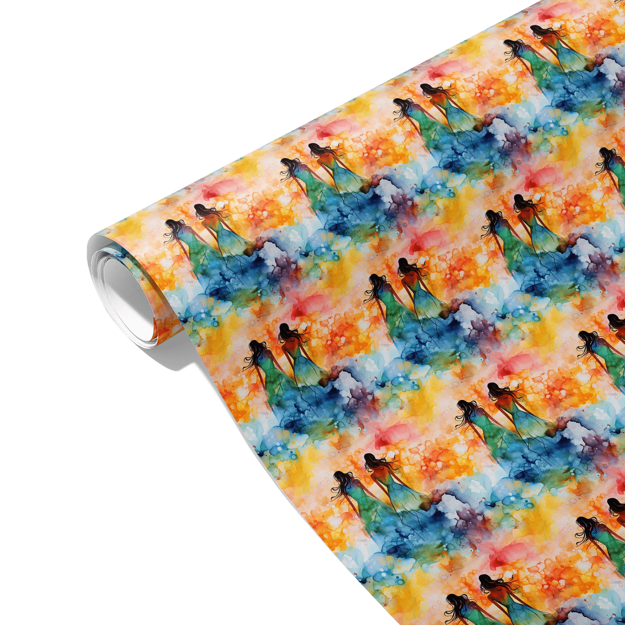 Rainbow Dream Girls Gift Wrapping Paper