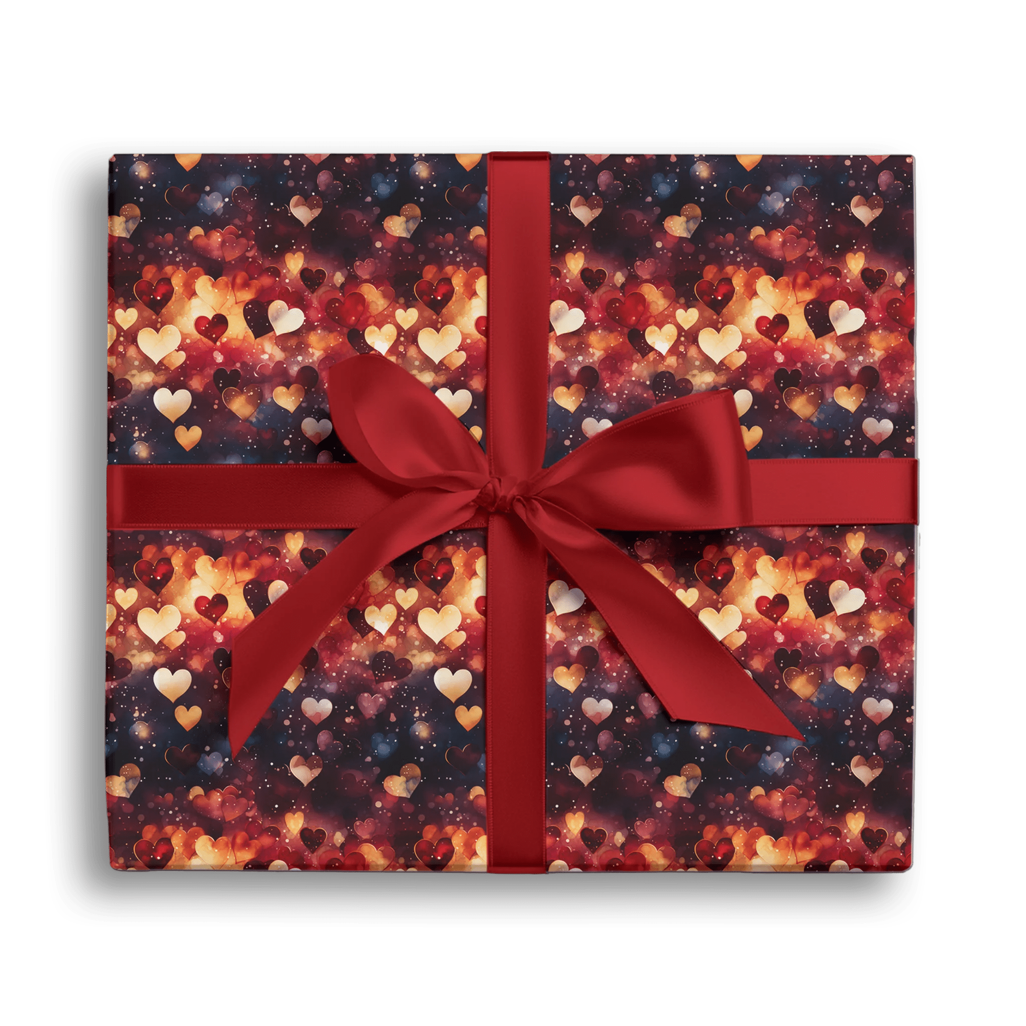 Galaxy Of Hearts Gift Wrapping Paper
