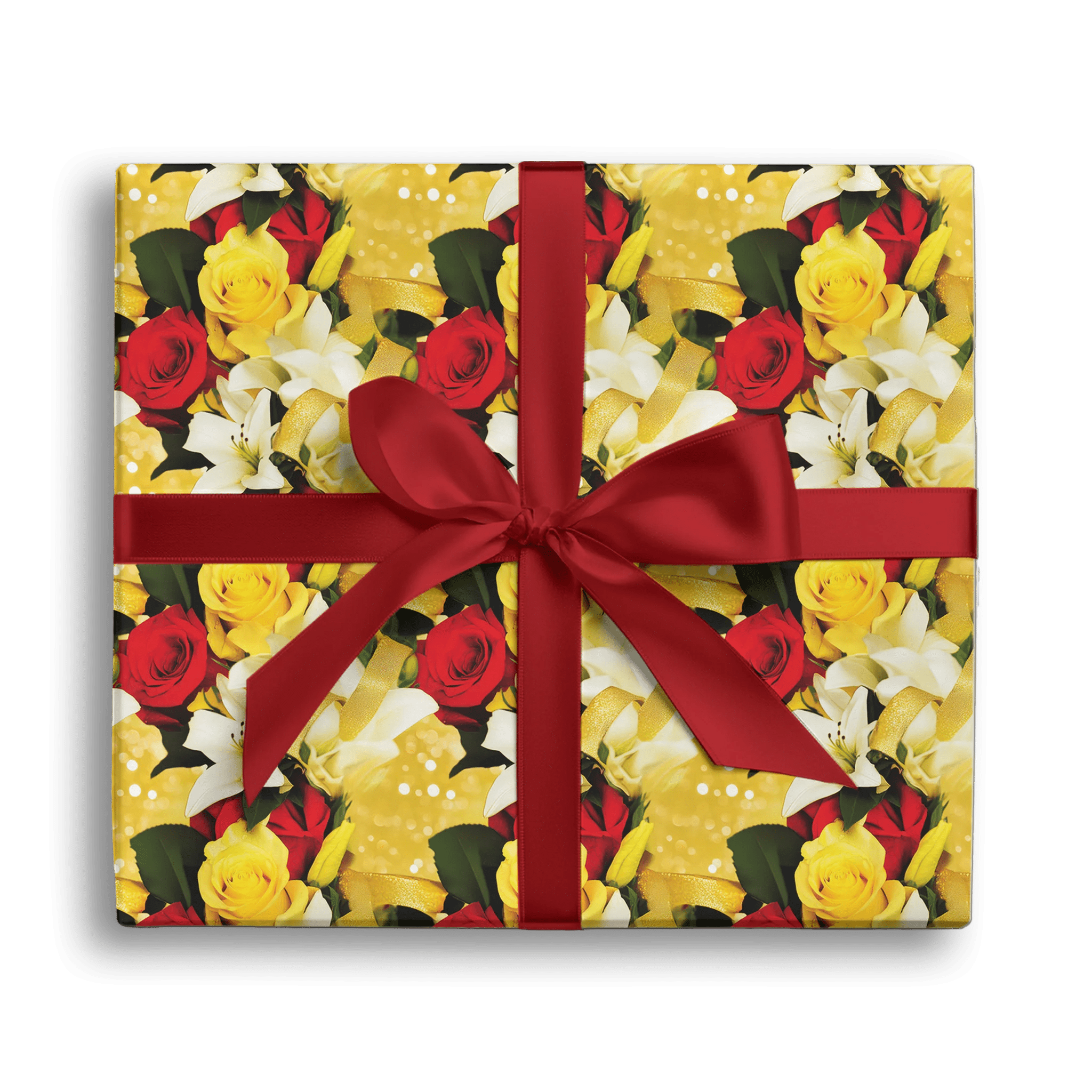 Luxe Floral Bunch Gift Wrapping Paper