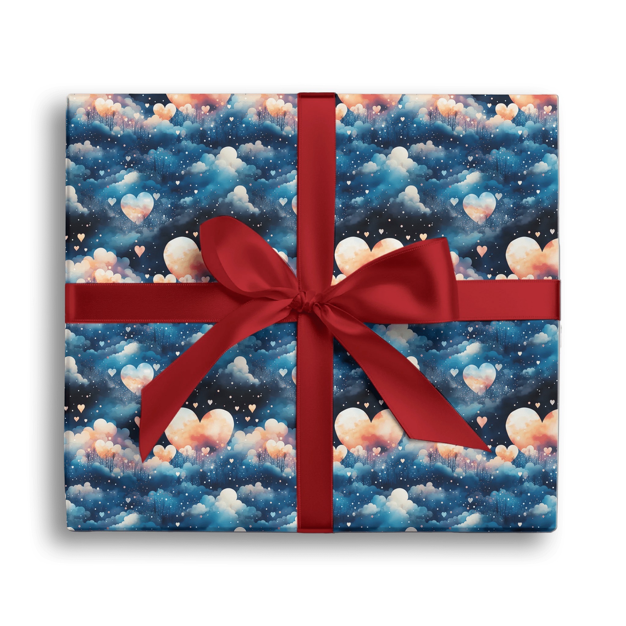 Moonlit Heartscapes Gift Wrapping Paper