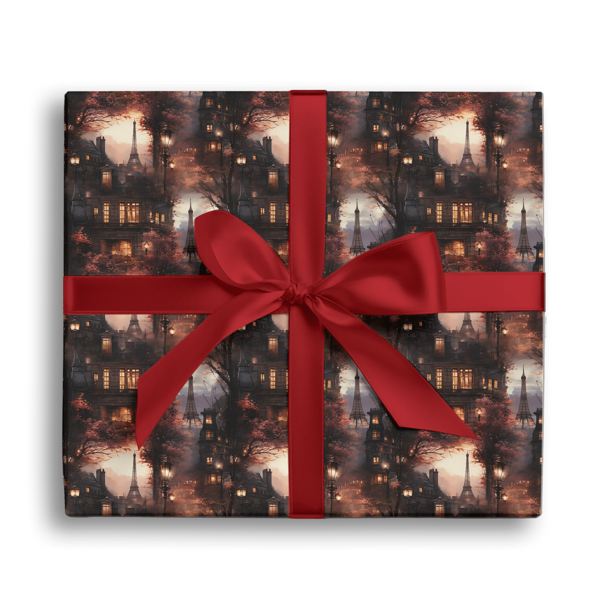 Eiffel Glow Gift Wrapping Paper