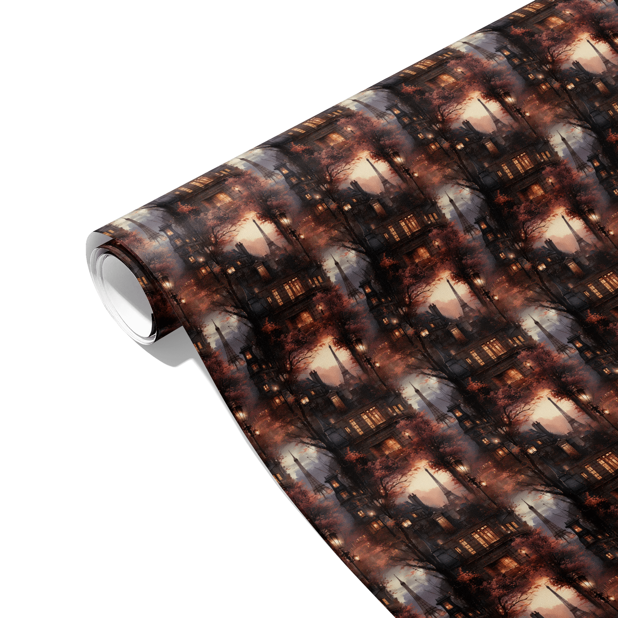 Eiffel Glow Gift Wrapping Paper
