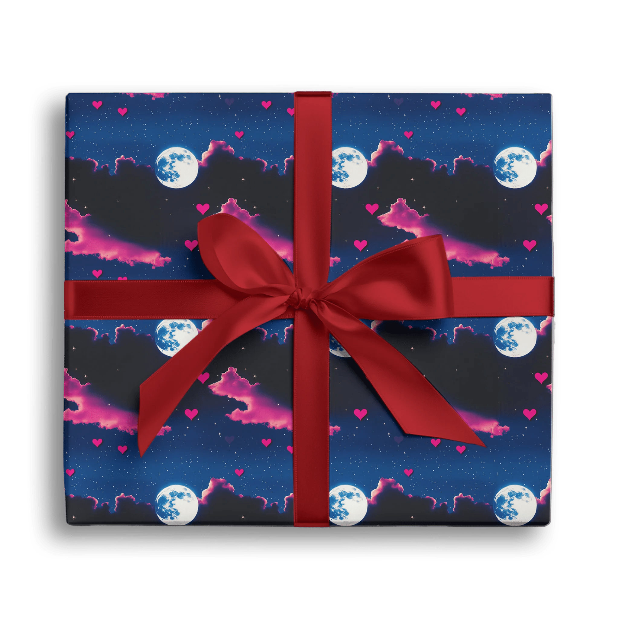 Stargazing Hearts Gift Wrapping Paper