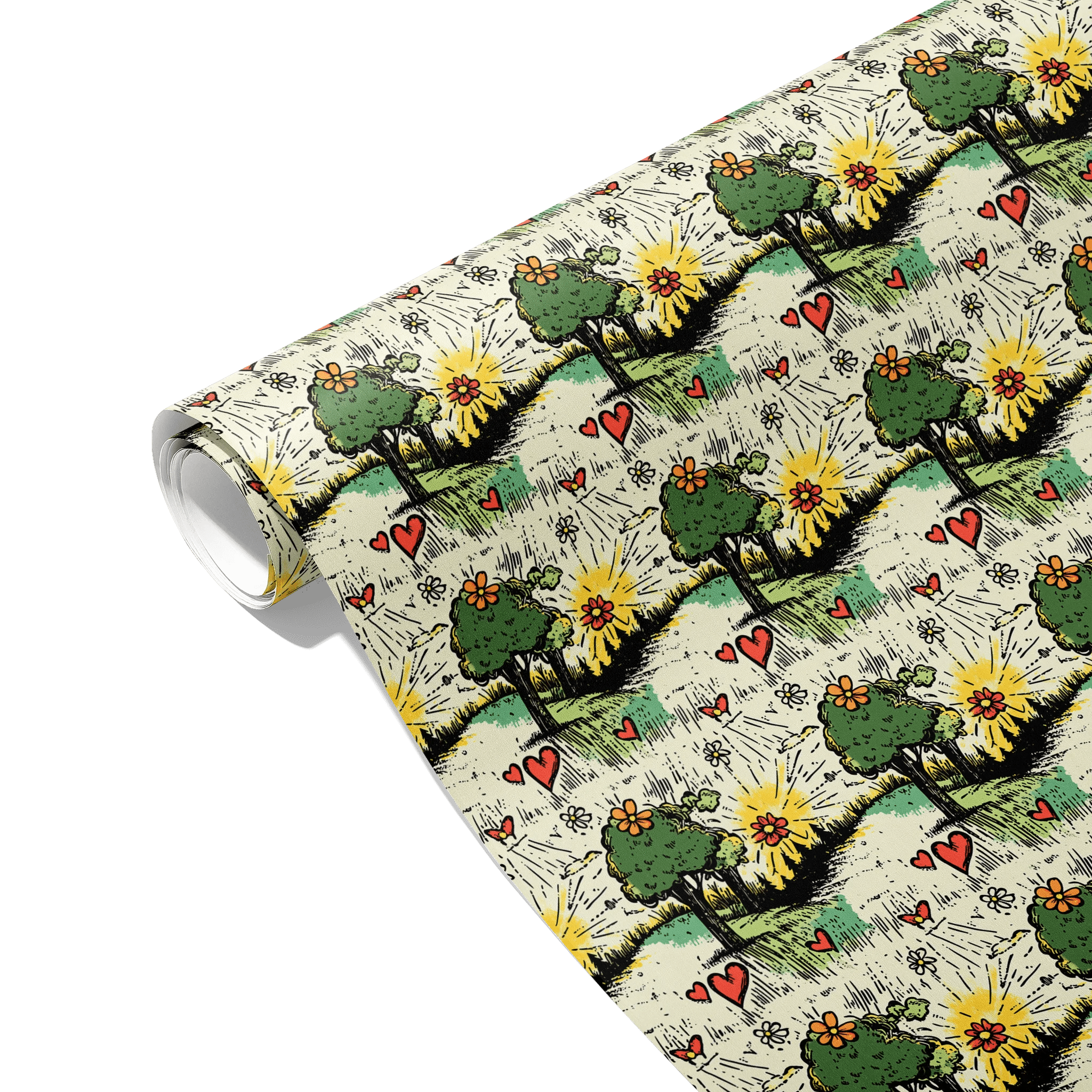 Doodletree Romance Gift Wrapping Paper