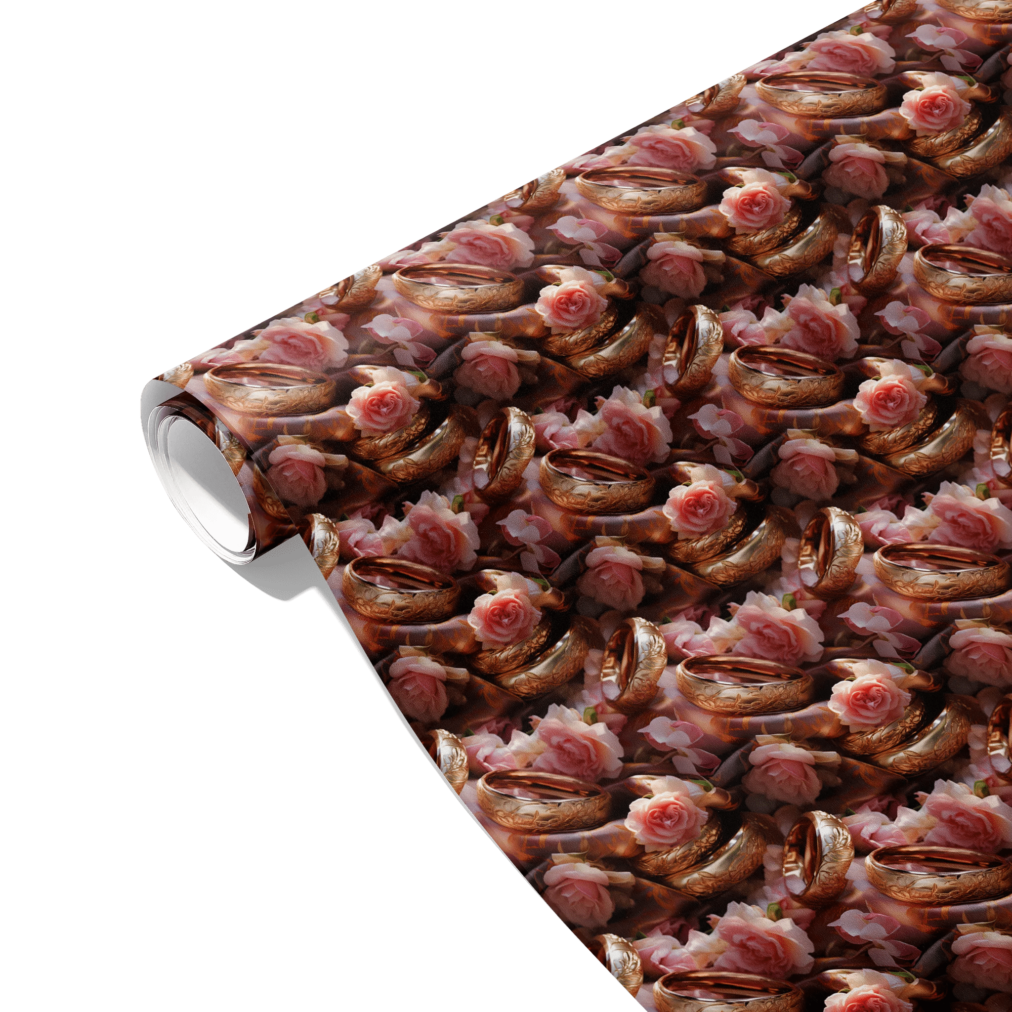 Rings Of Love Gift Wrapping Paper