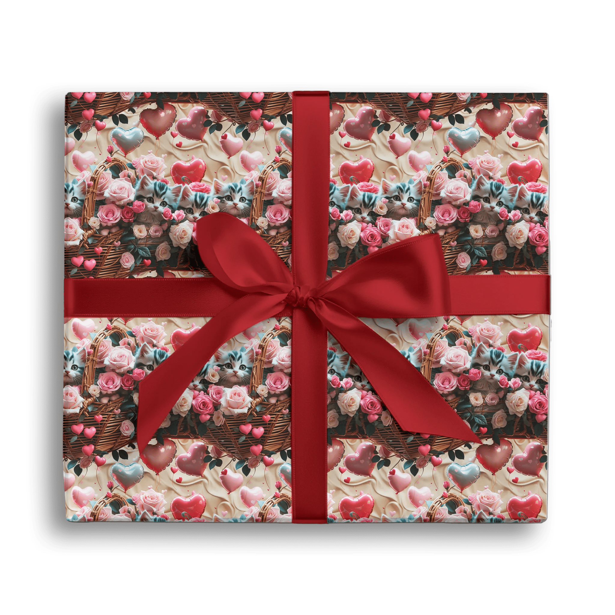 Love Meow Gift Wrapping Paper