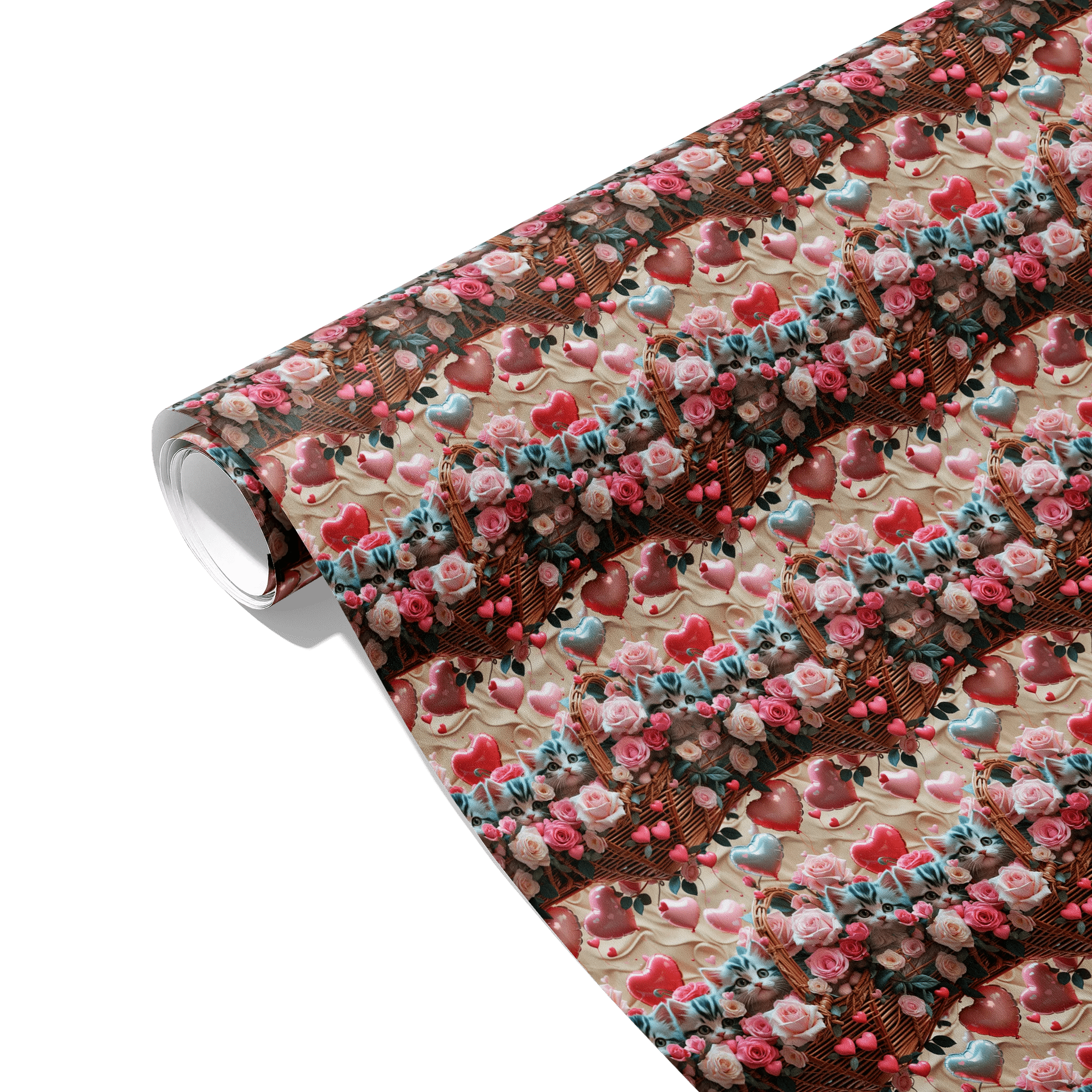 Love Meow Gift Wrapping Paper