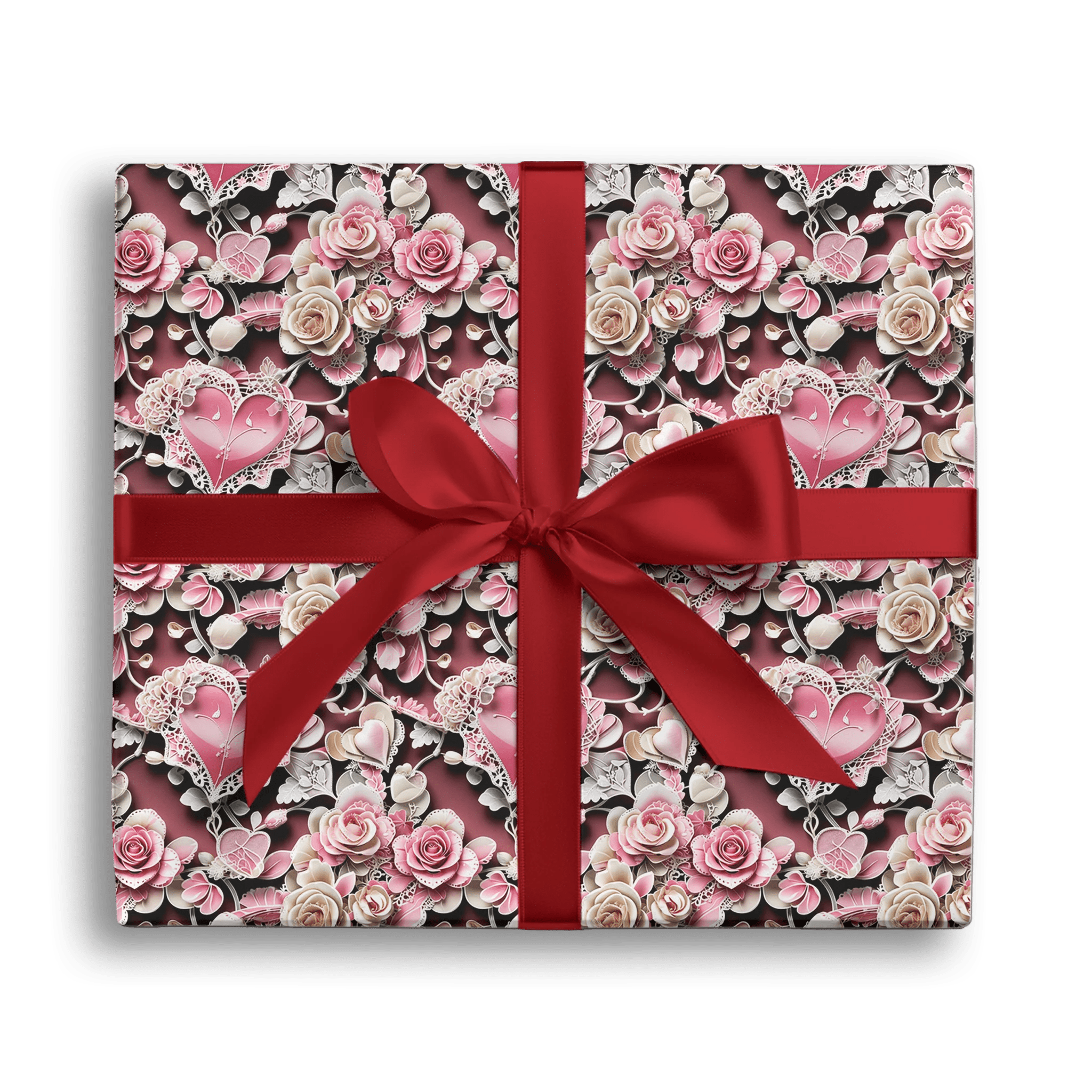 Intricate Love Story Gift Wrapping Paper