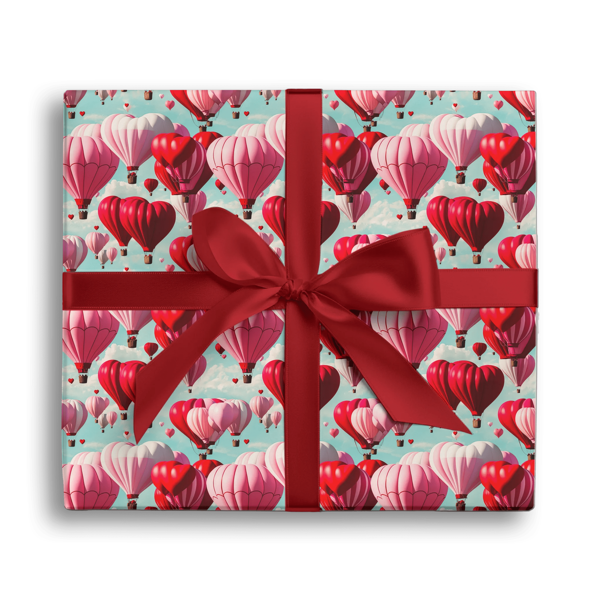 Romantic Balloons Gift Wrapping Paper