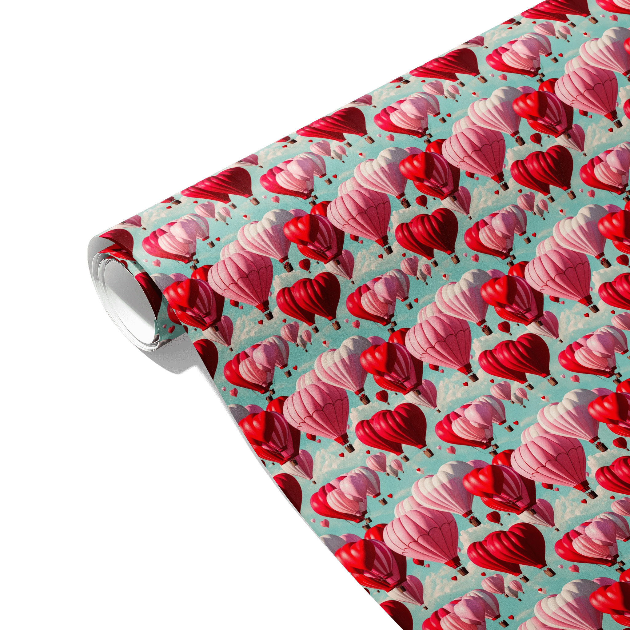 Romantic Balloons Gift Wrapping Paper
