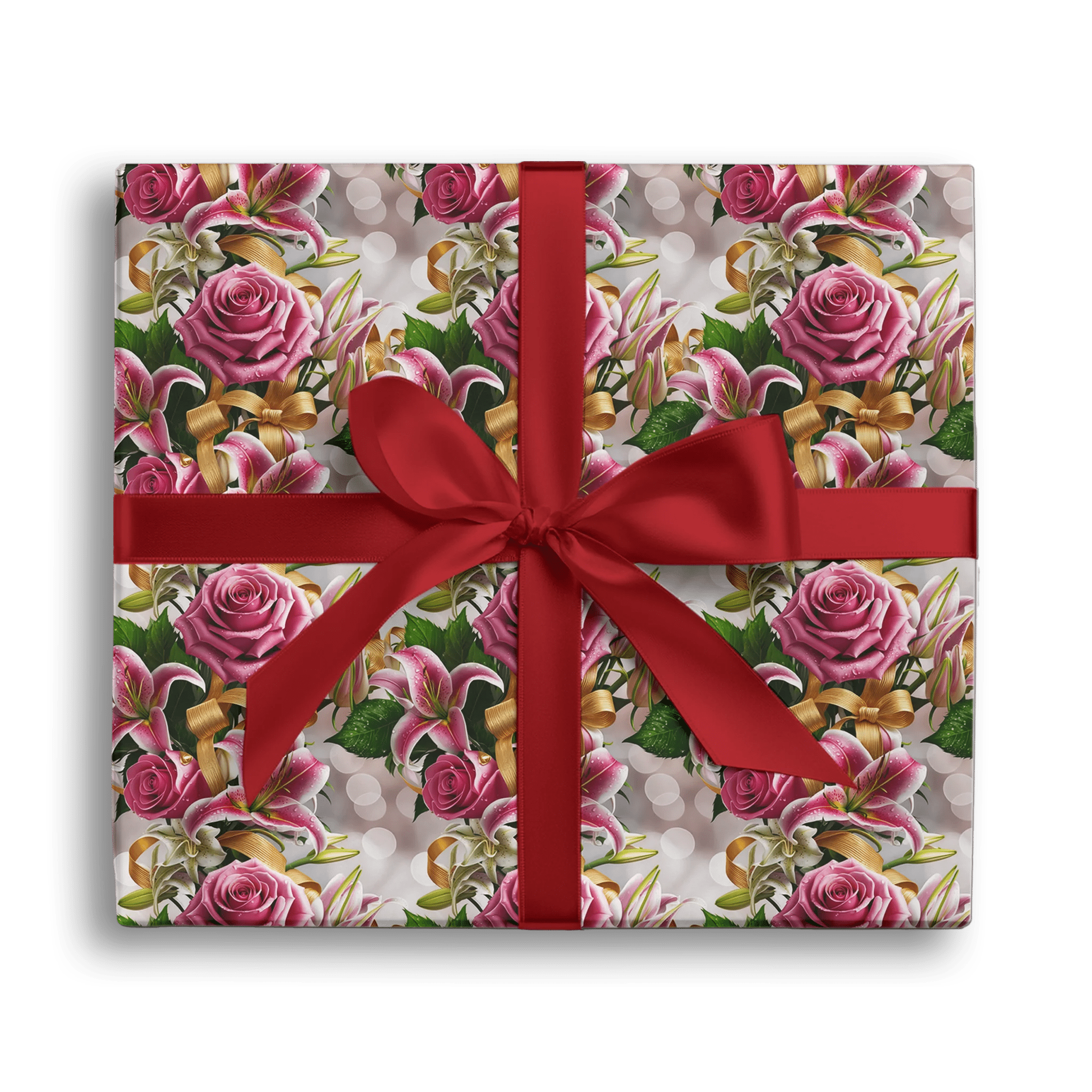 Lily And Rose Symphony Gift Wrapping Paper