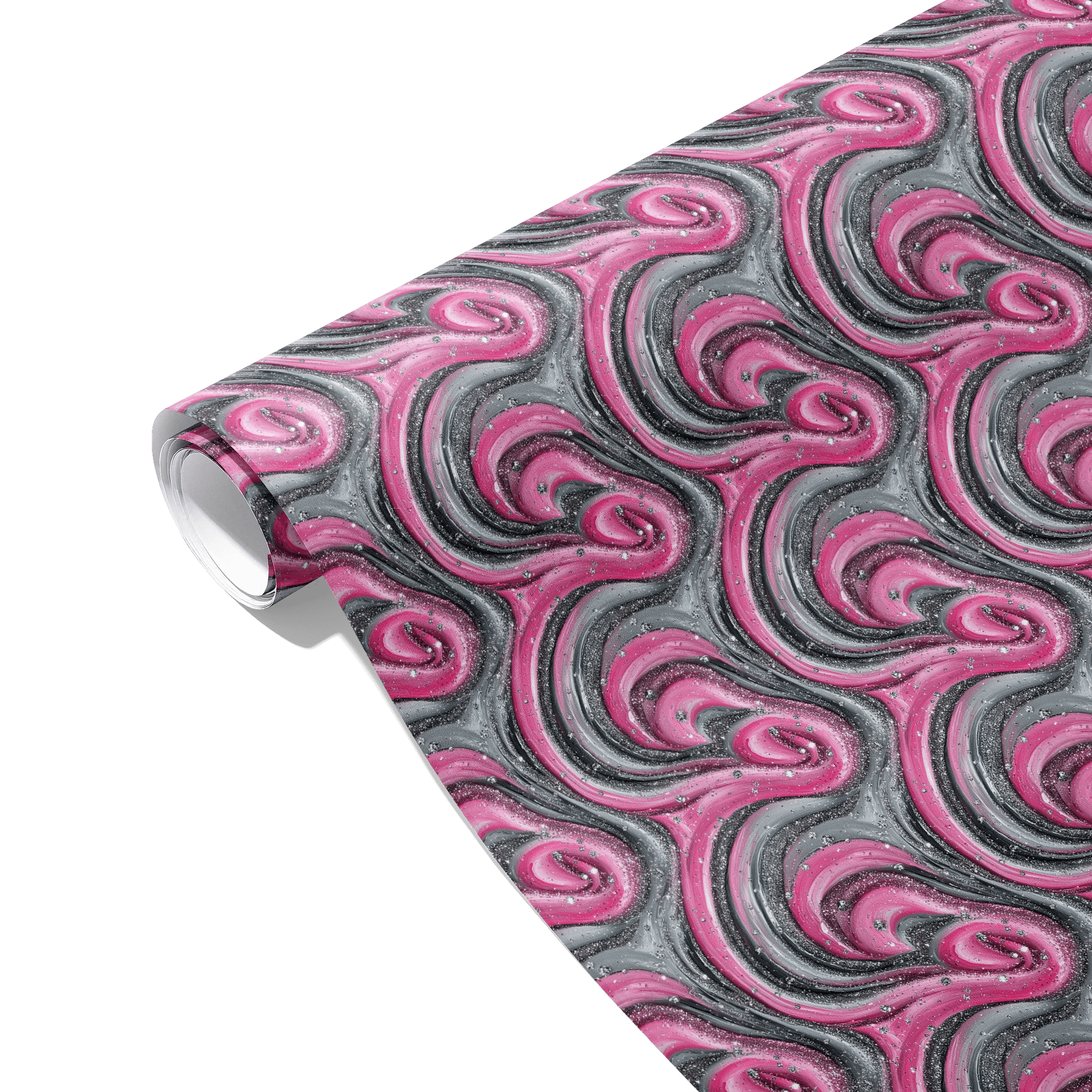 Glittery Flow Gift Wrapping Paper