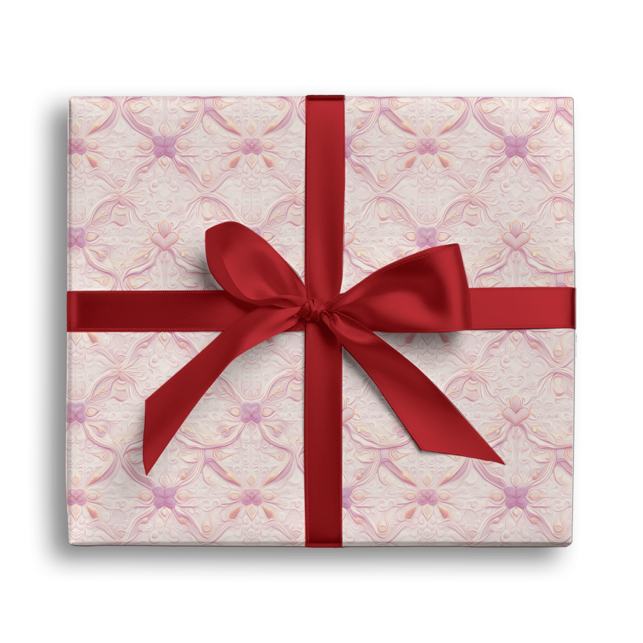 Blush And Swirls Gift Wrapping Paper