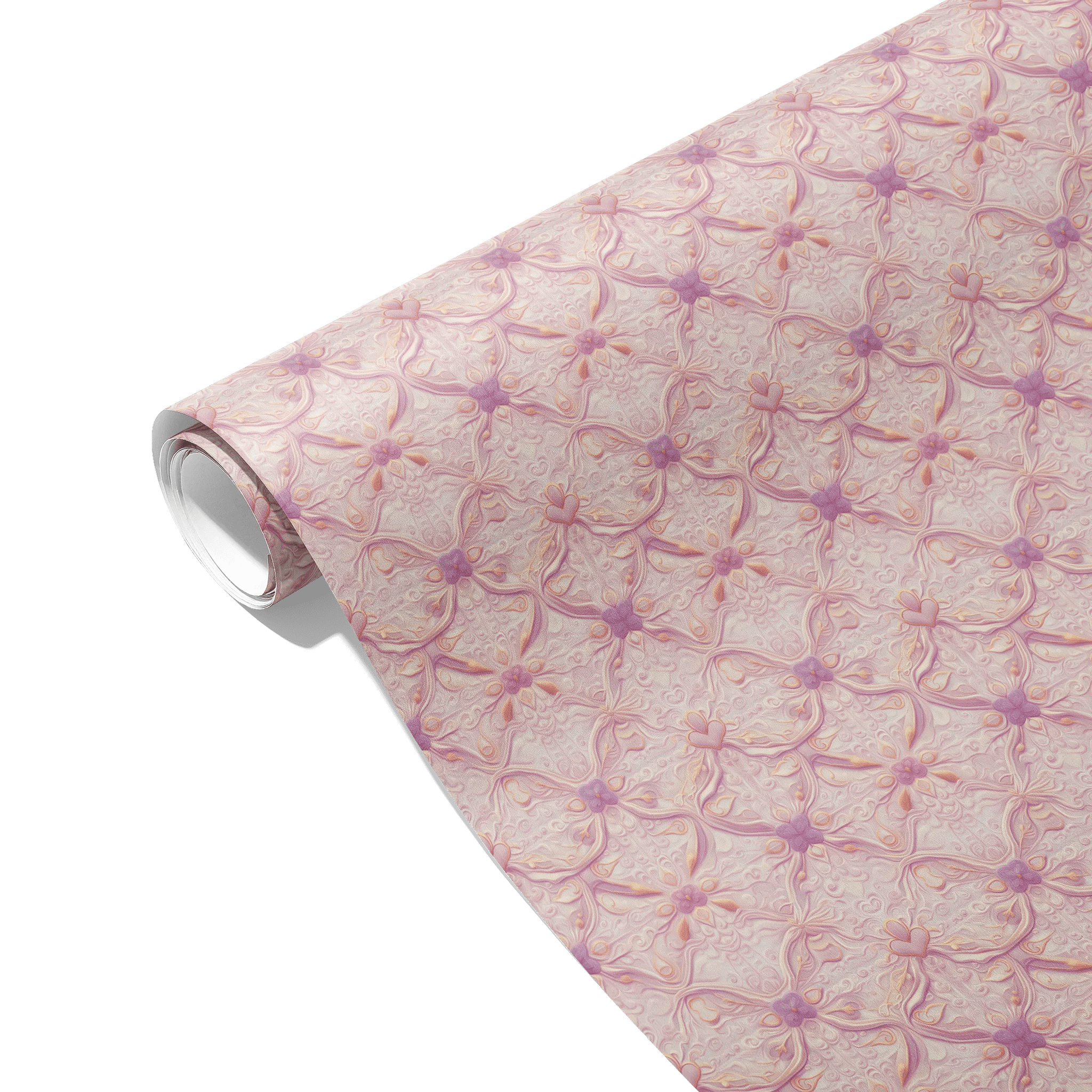 Blush And Swirls Gift Wrapping Paper