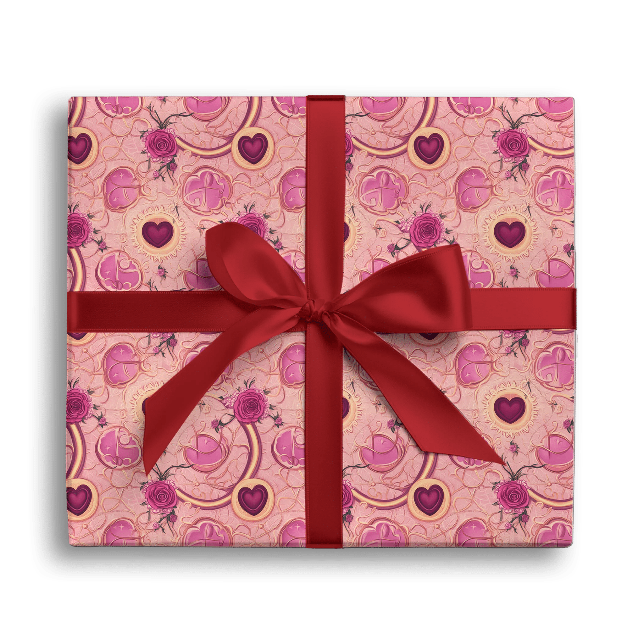 Baroque Valentine Gift Wrapping Paper