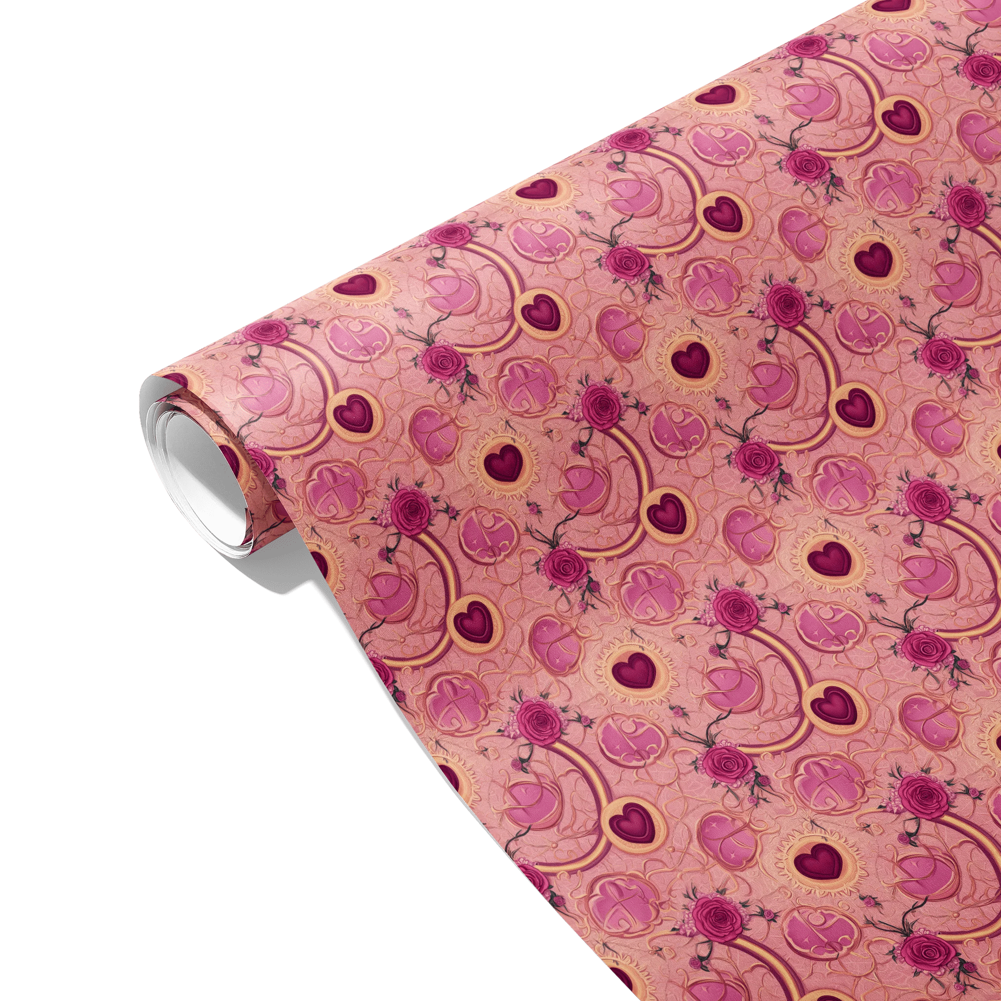 Baroque Valentine Gift Wrapping Paper