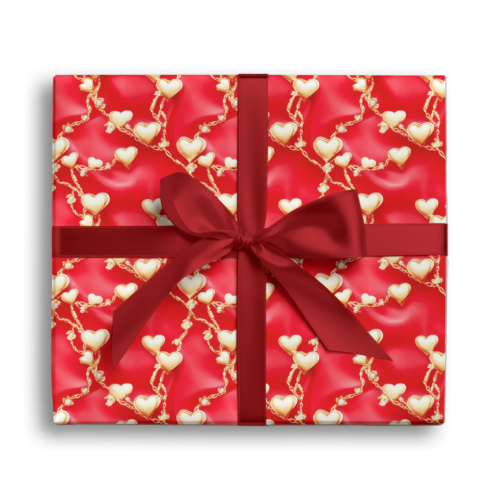 Fancy Shiny Love Gift Wrapping Paper