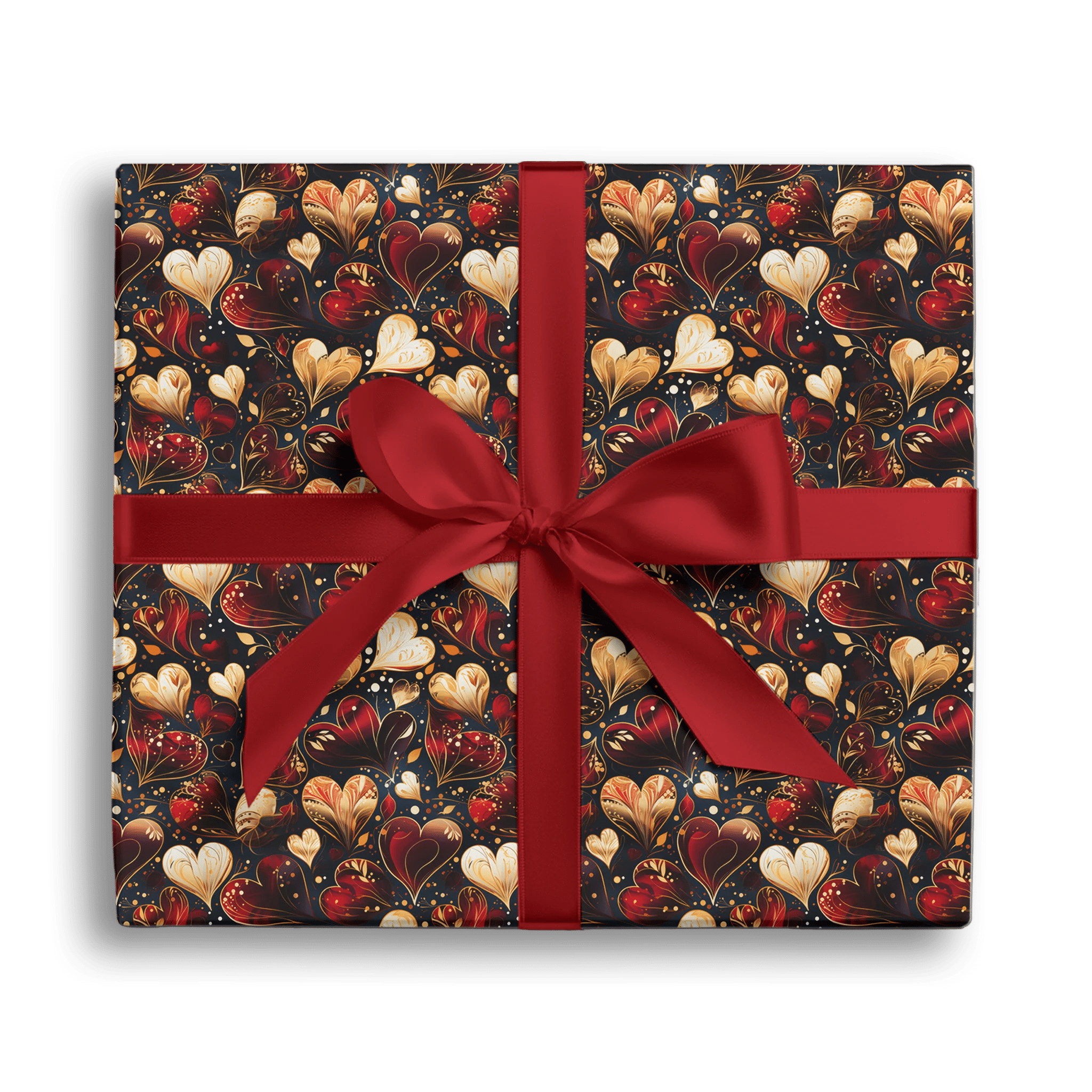 Royal Heart Party Gift Wrapping Paper