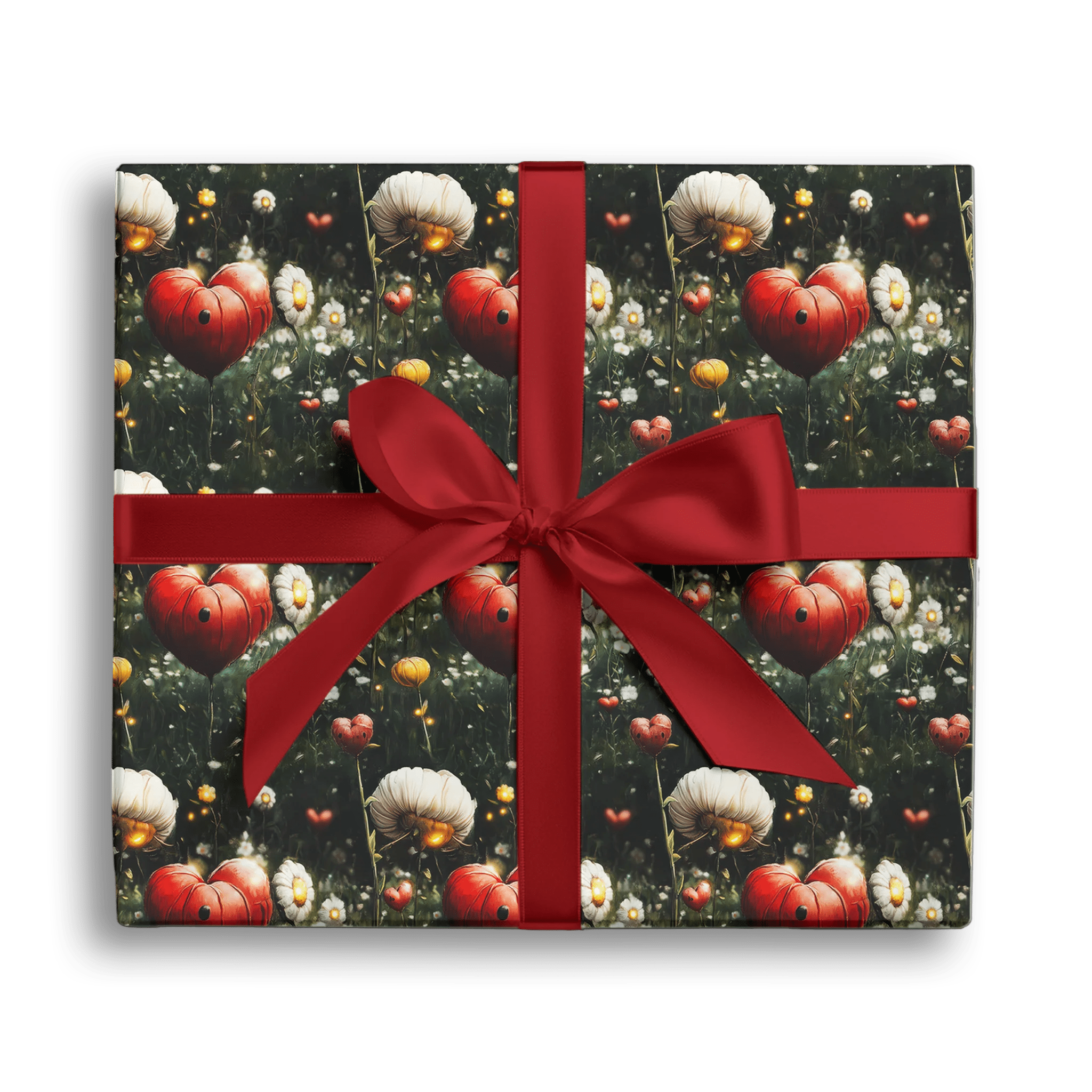 Wild Hearts Bloom Gift Wrapping Paper