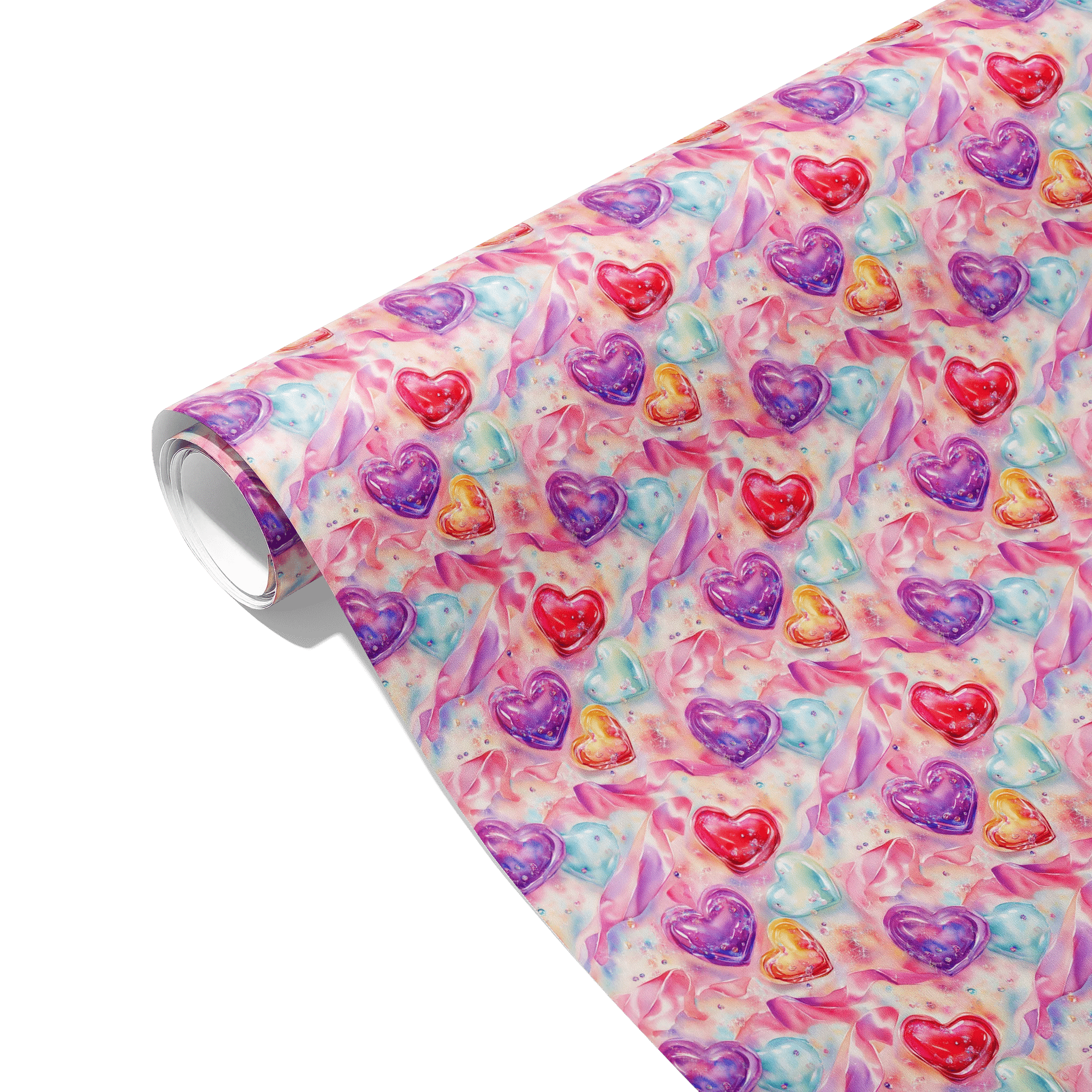 Sparkling Love Layers Gift Wrapping Paper