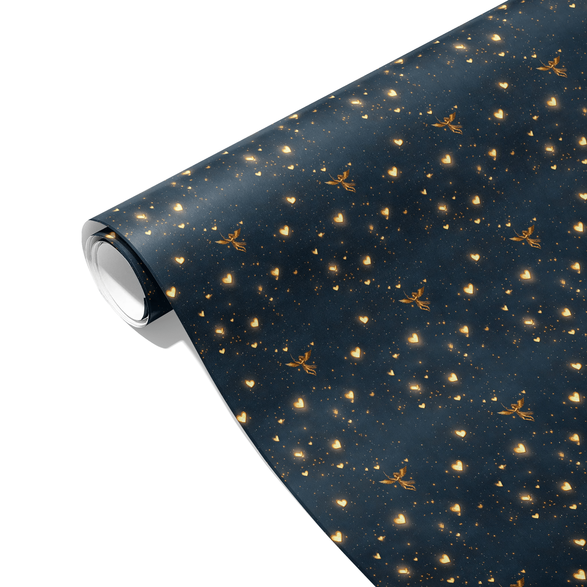 Cupid’s Heart Glow Gift Wrapping Paper