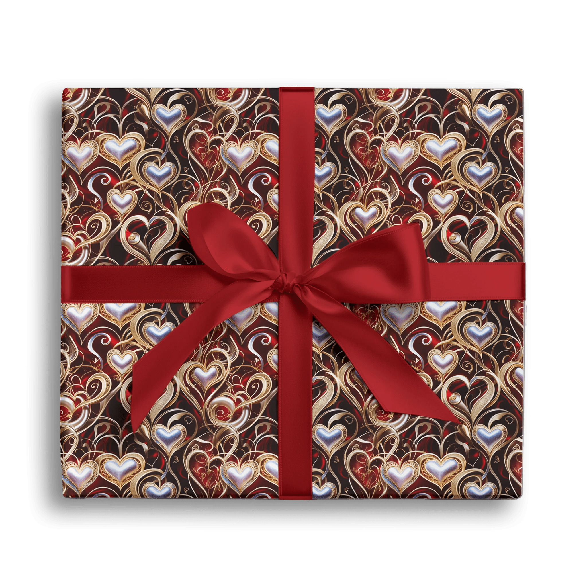 Pearl-Trimmed Symphony Gift Wrapping Paper