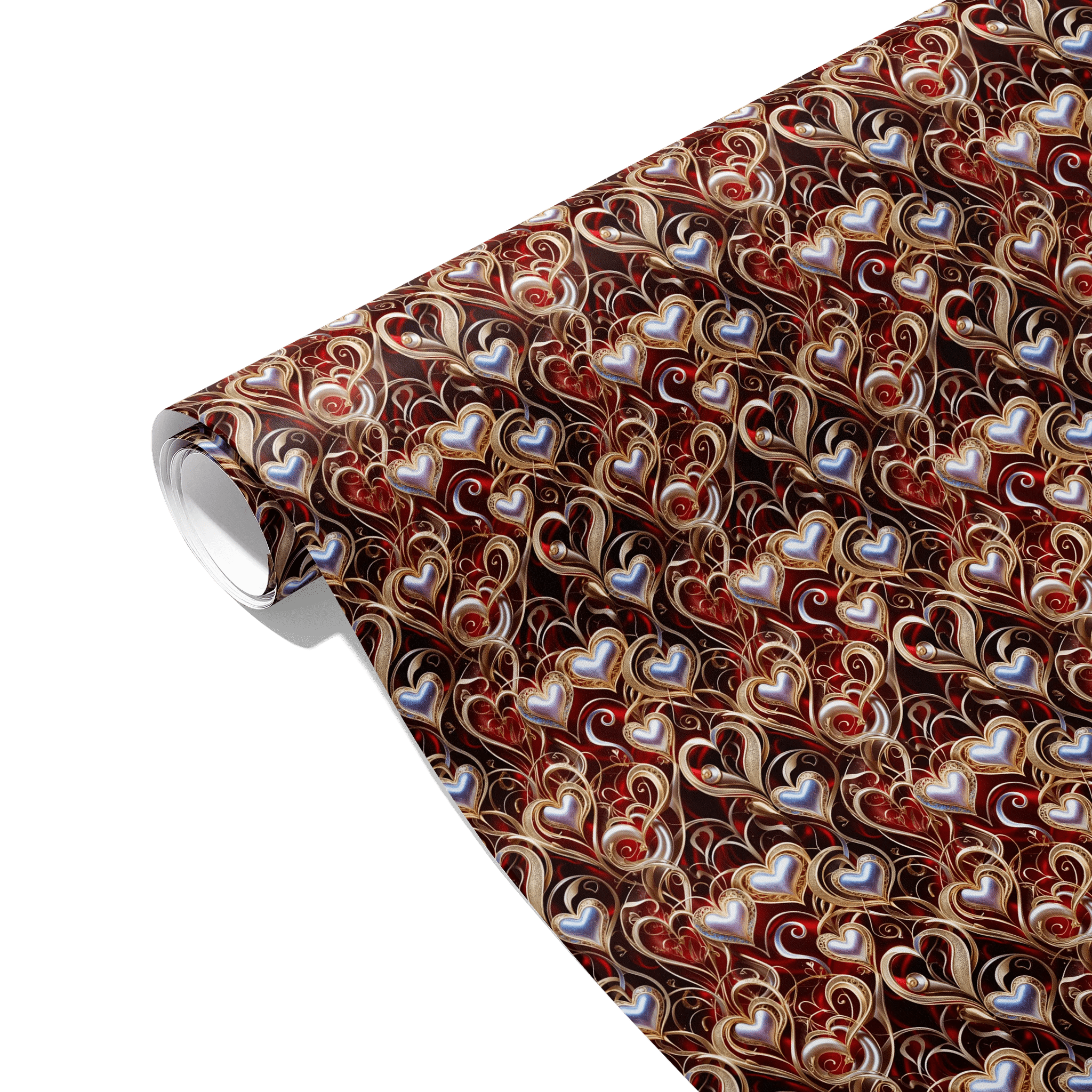 Pearl-Trimmed Symphony Gift Wrapping Paper