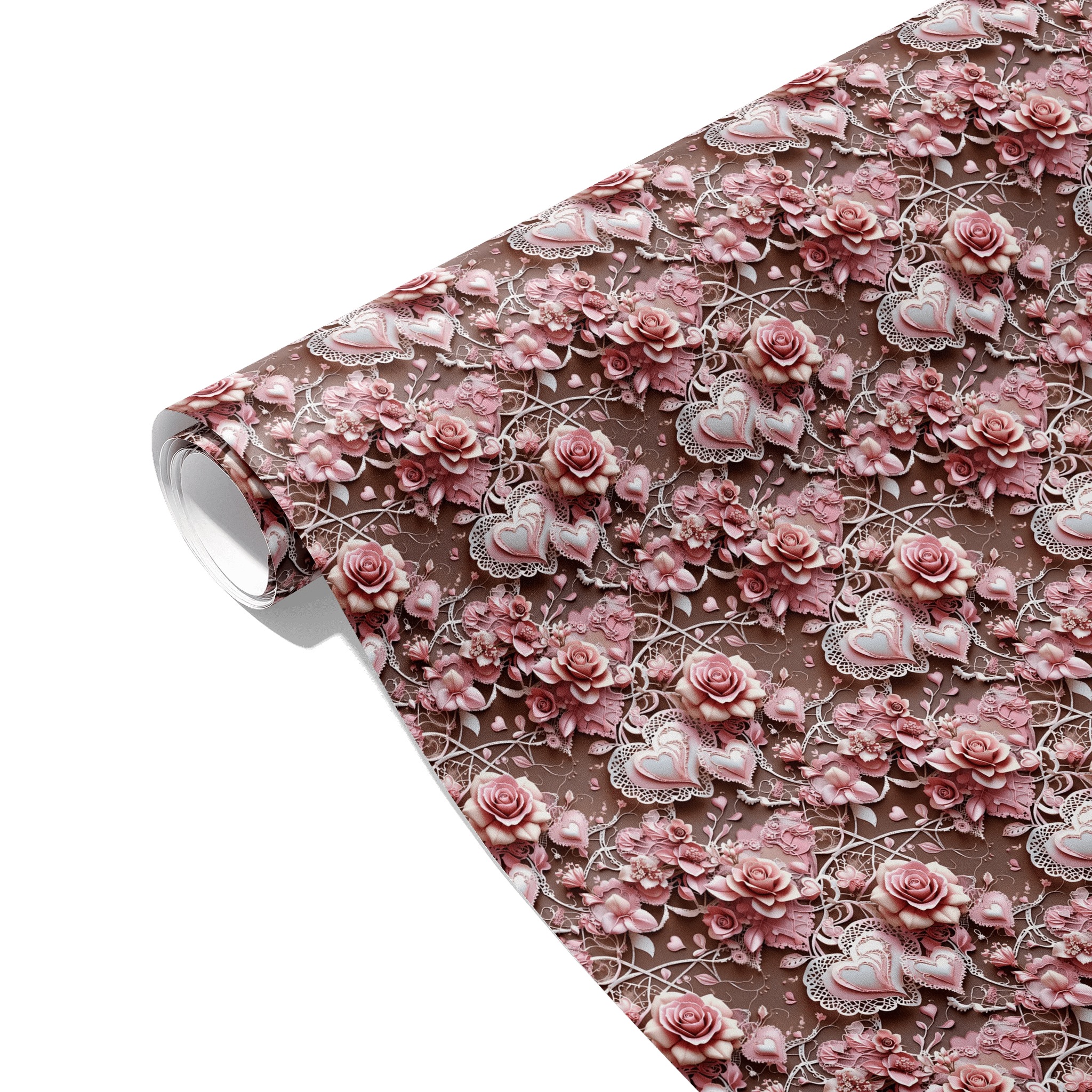 Pink Roses Of Love Gift Wrapping Paper