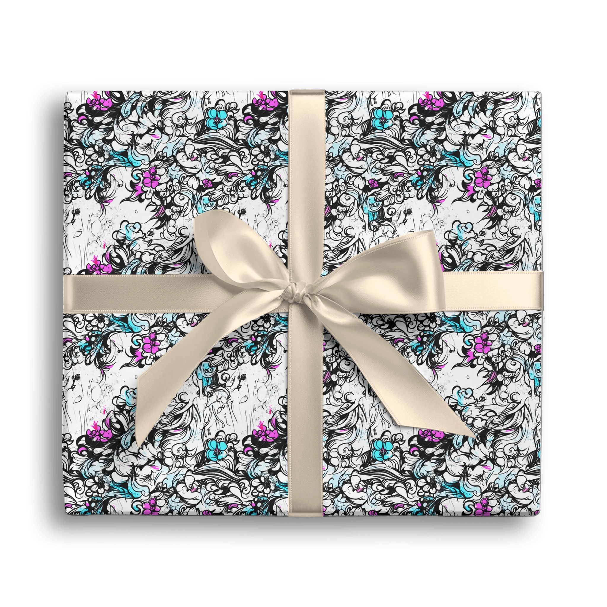 Ink Garden Gift Wrapping Paper