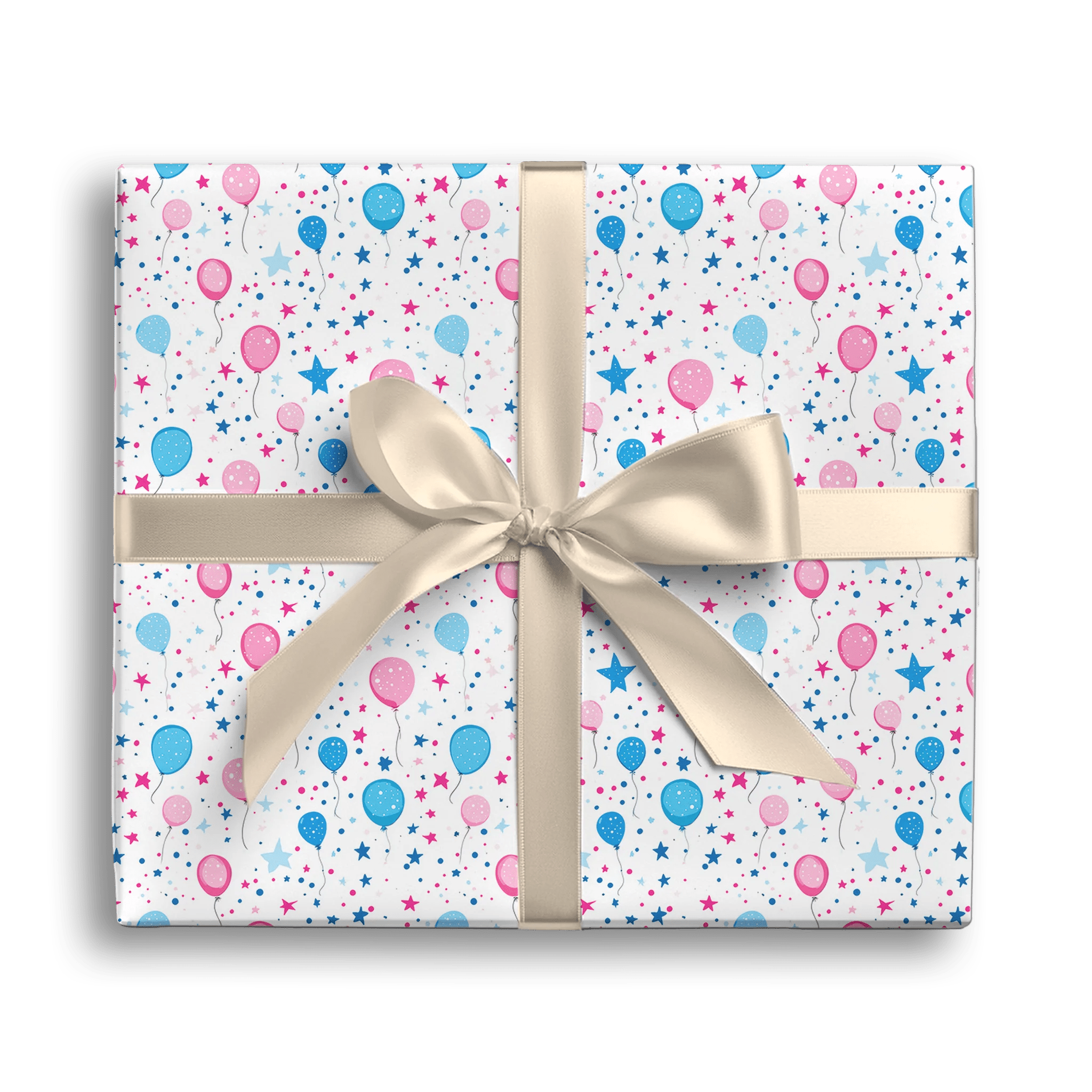 Starry Balloonscape Gift Wrapping Paper