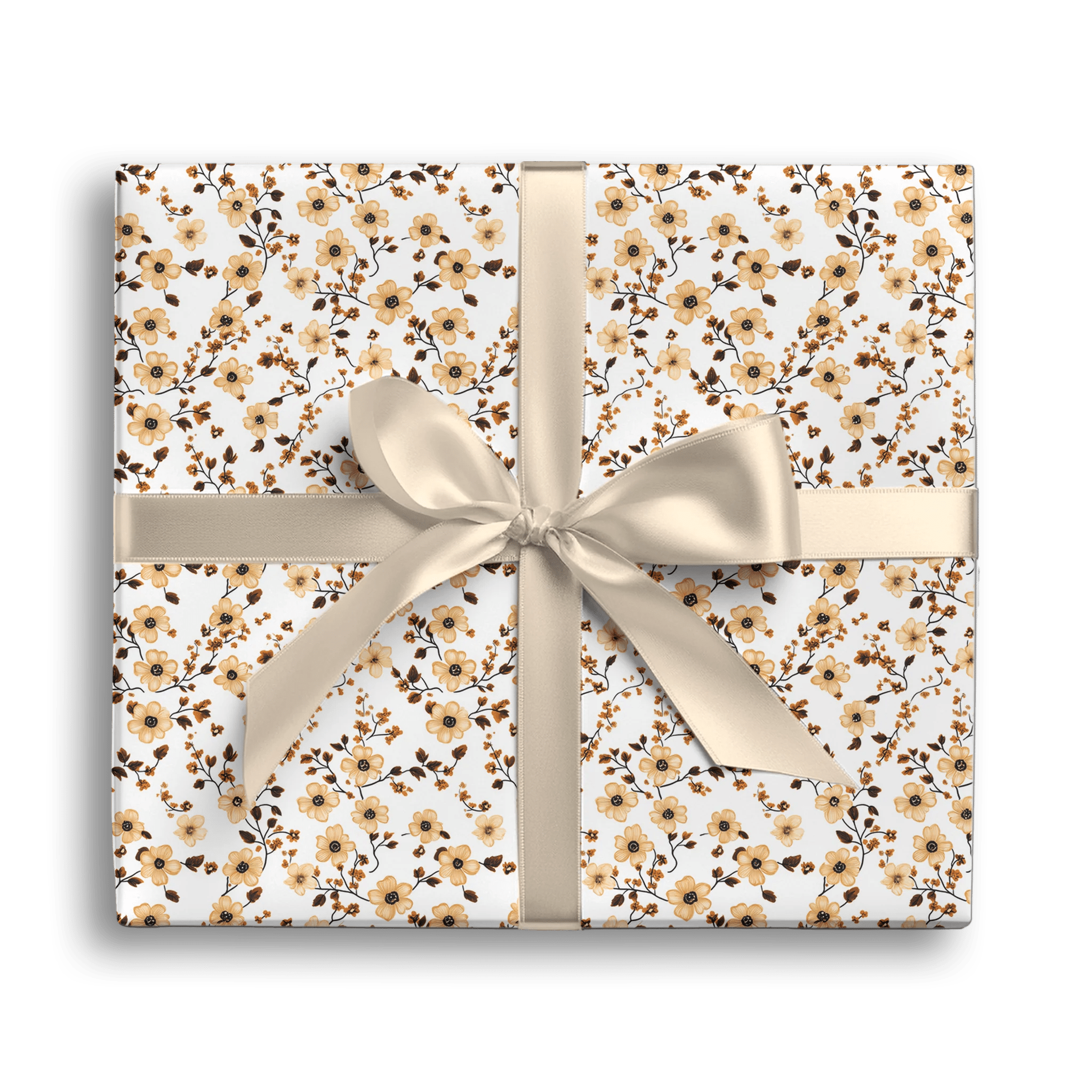 Flower Powerlines Gift Wrapping Paper