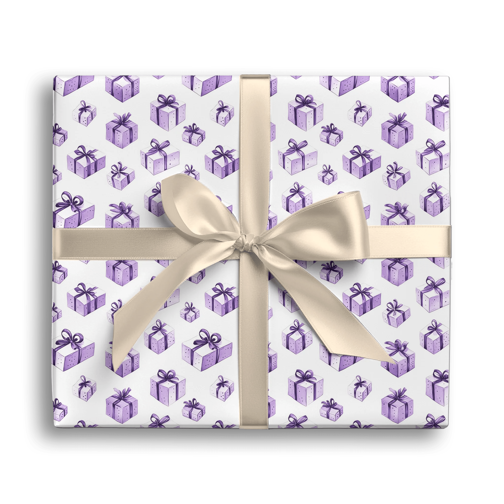 Gift Grid Gift Wrapping Paper