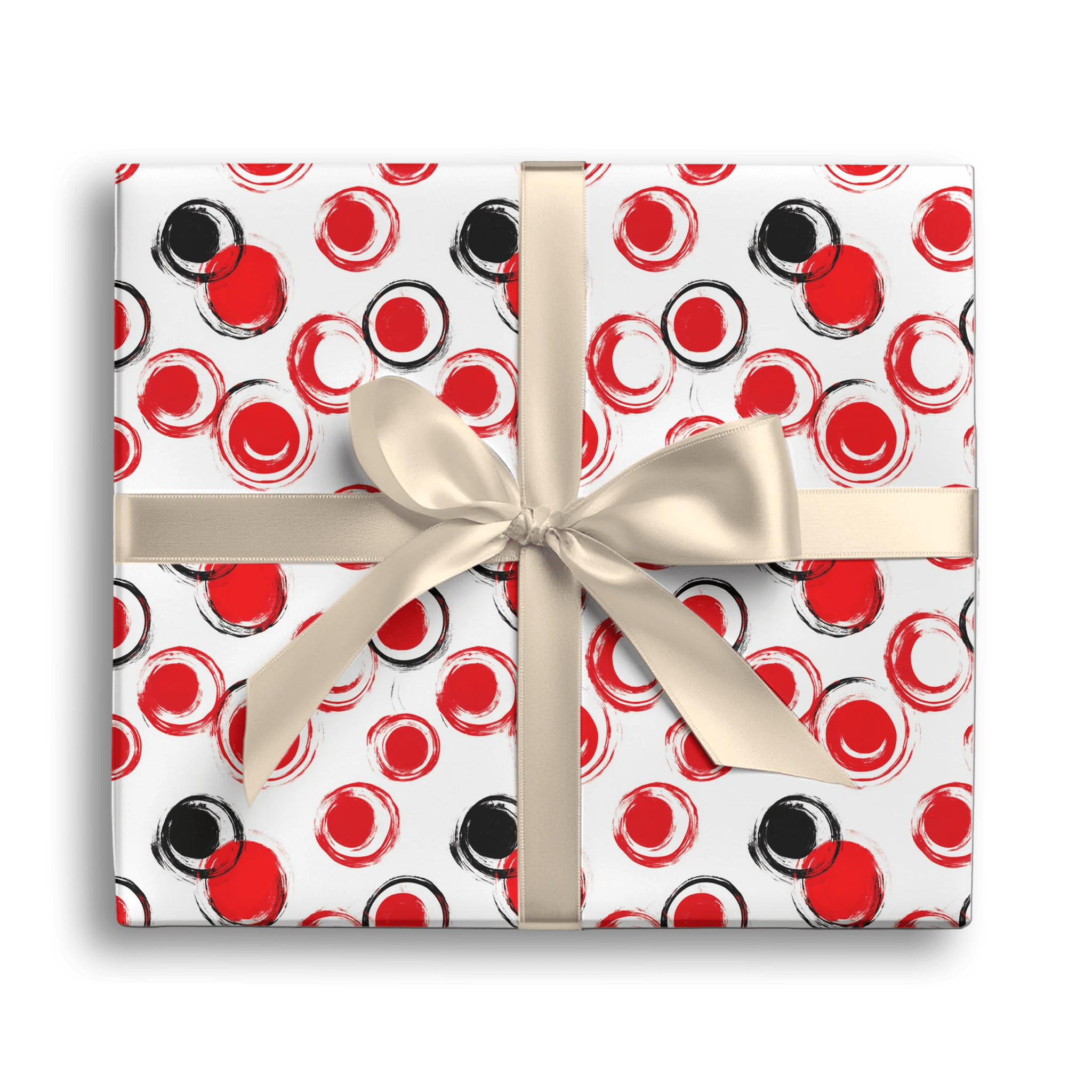 Art In Circles Gift Wrapping Paper