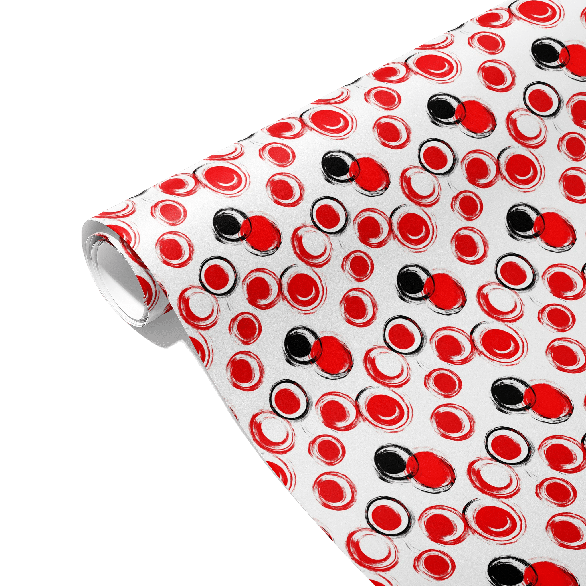 Art In Circles Gift Wrapping Paper