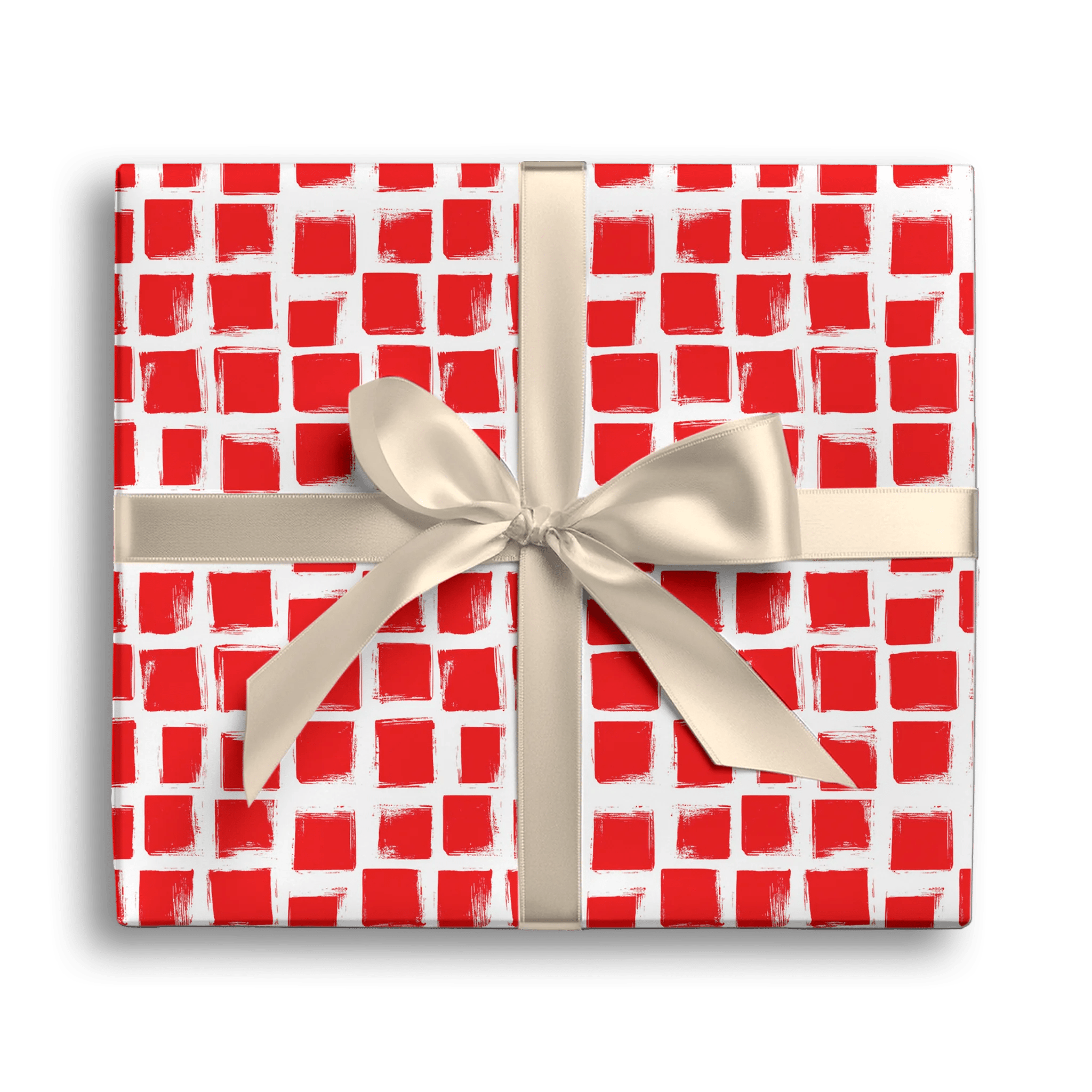 Squarely In Style Gift Wrapping Paper