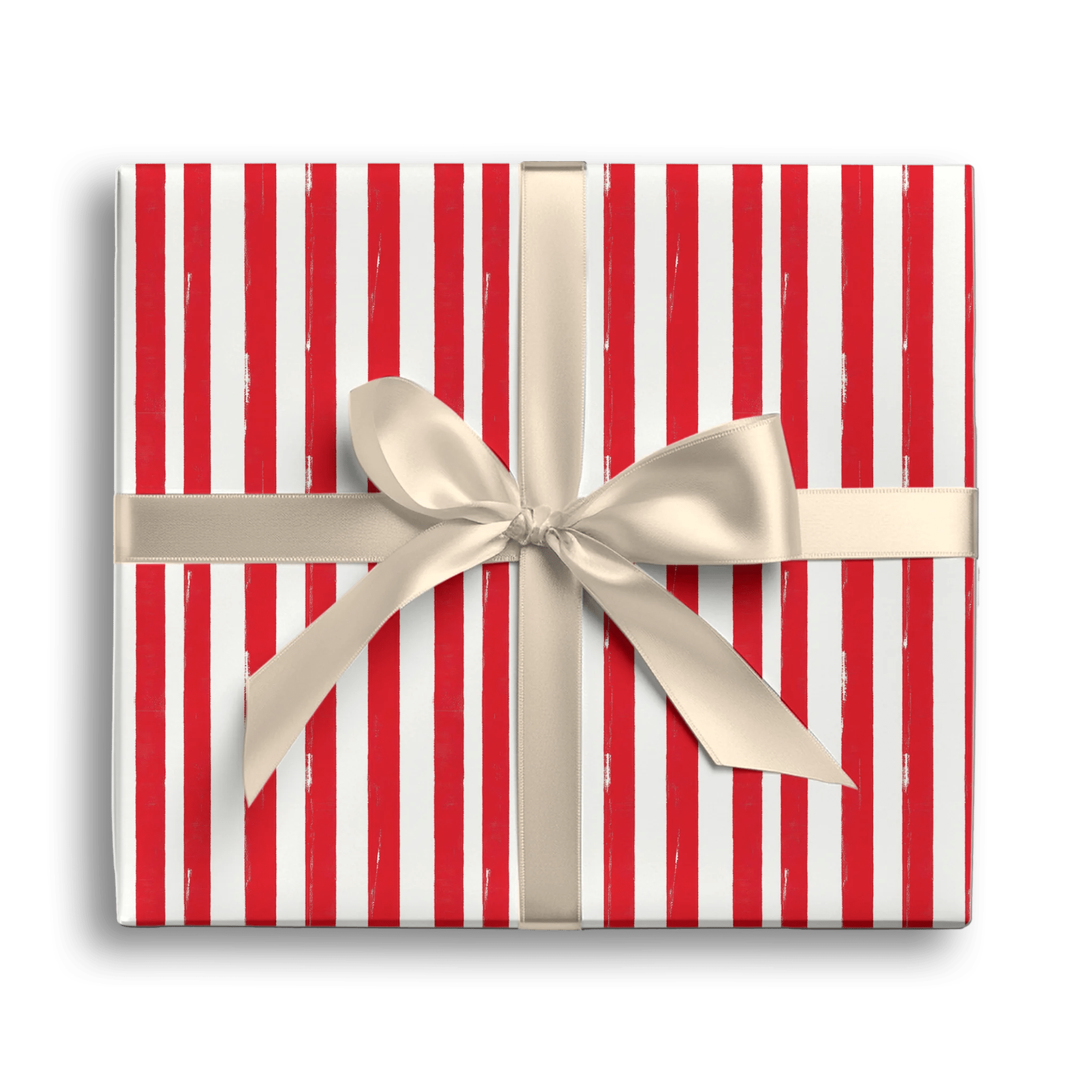 Red-y, Set, Stripe Gift Wrapping Paper